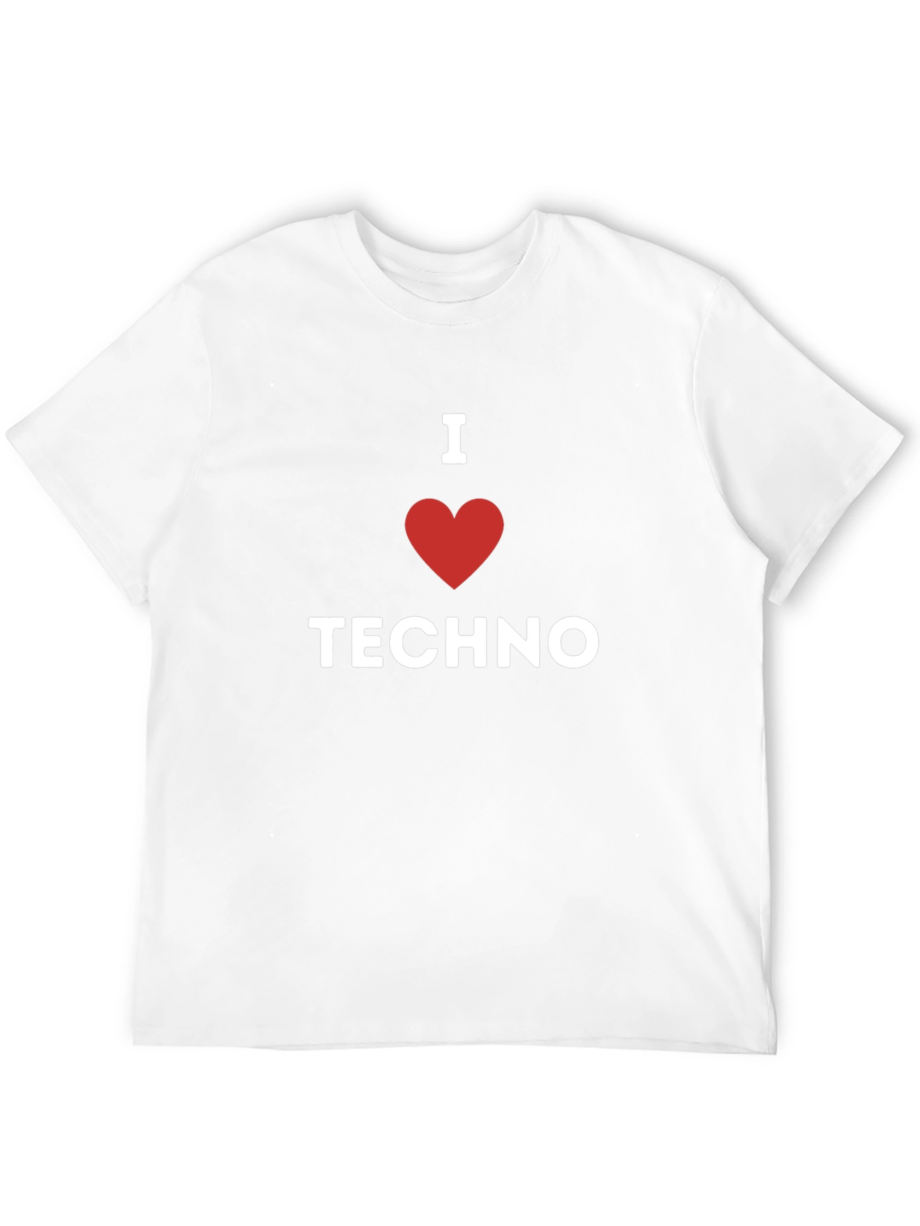 I Heart Techno T-Shirt - Music Lovers Tee