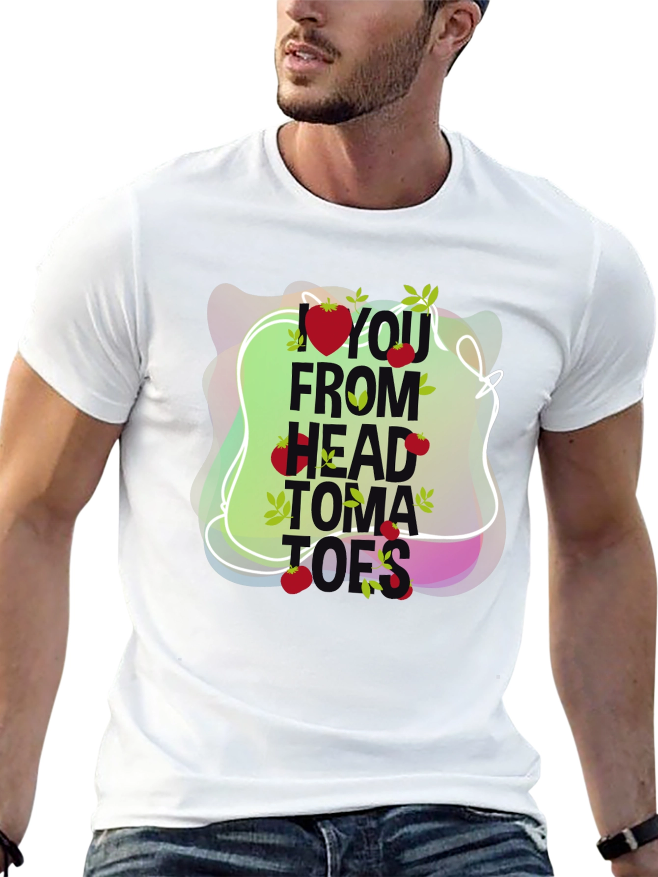 Head to Tomatoes Graphic Tee - Black