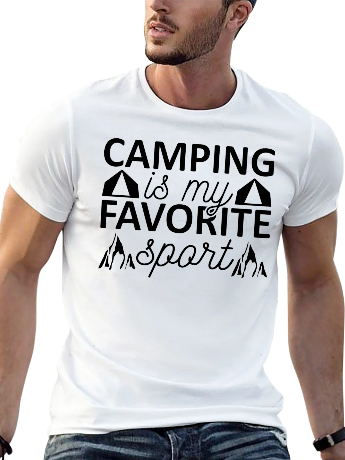 Camping is My Favorite Sport Graphic T-Shirt