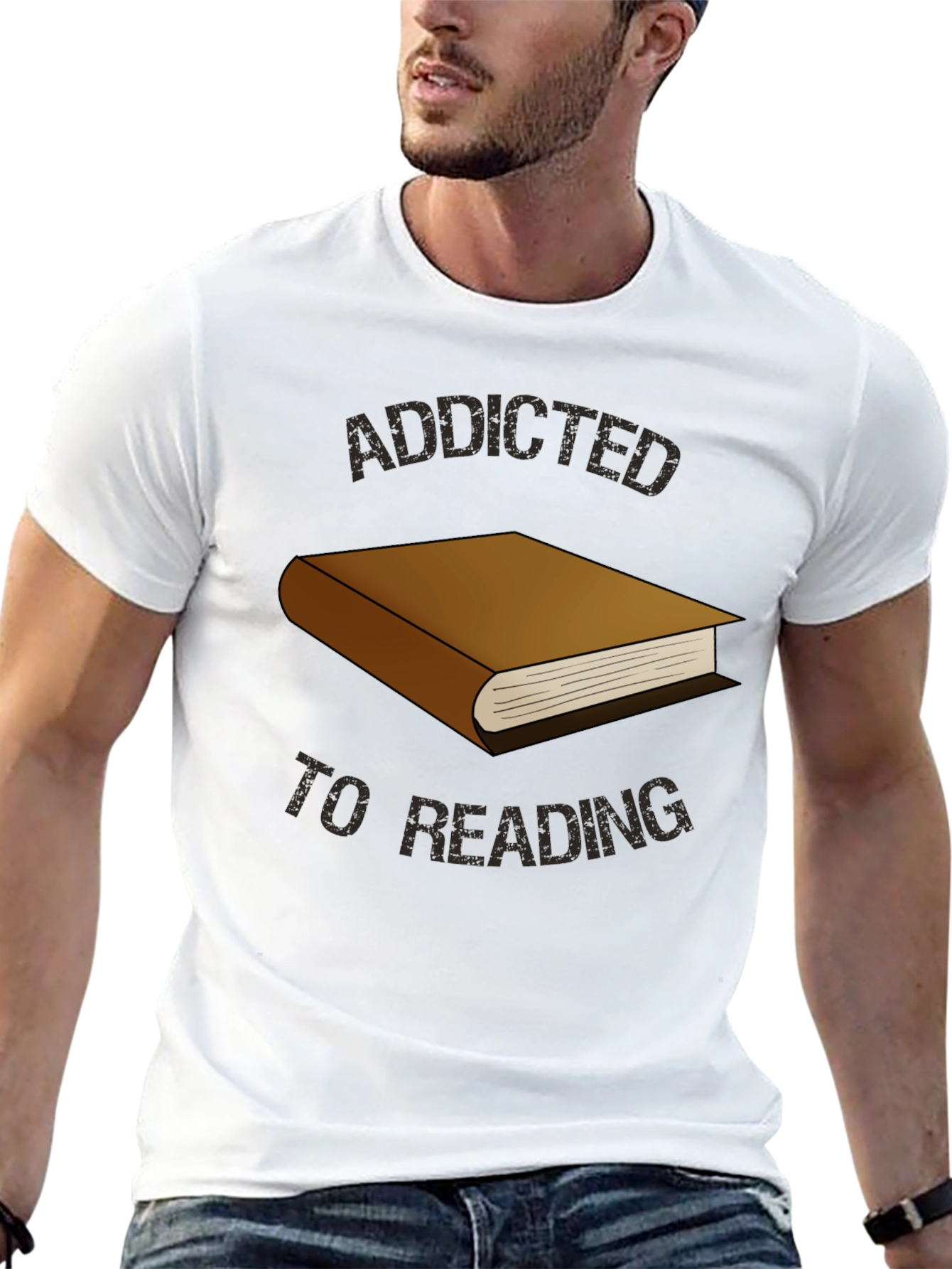 Addicted to Reading Graphic T-Shirt