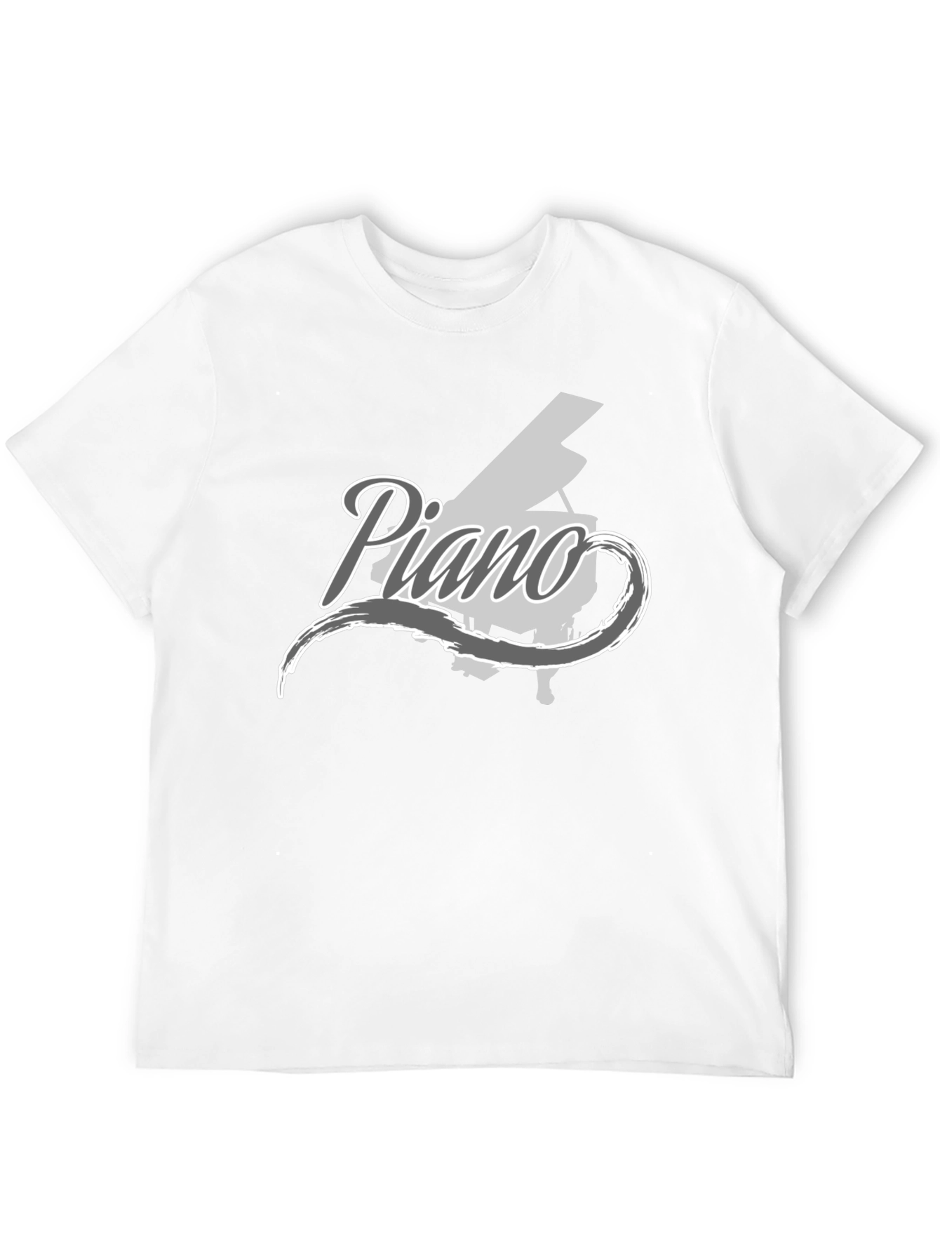 Piano Graphic Tee - Cool Musician T-Shirt