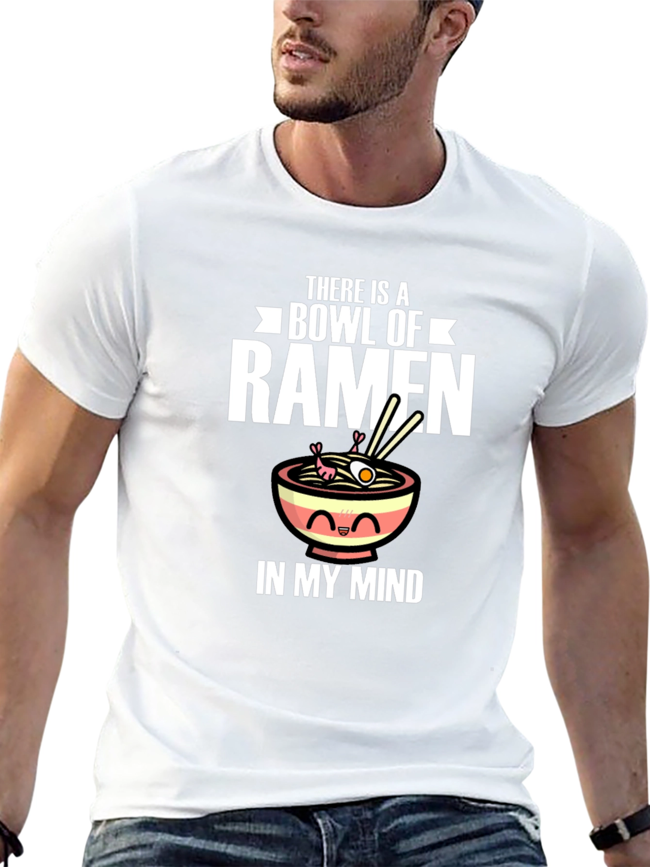 Ramen Lover T-Shirt - Funny Bowl of Ramen Design