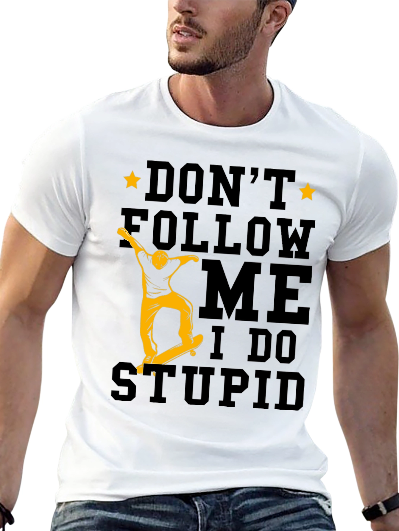 Dont Follow Me Skateboard Graphic Tee