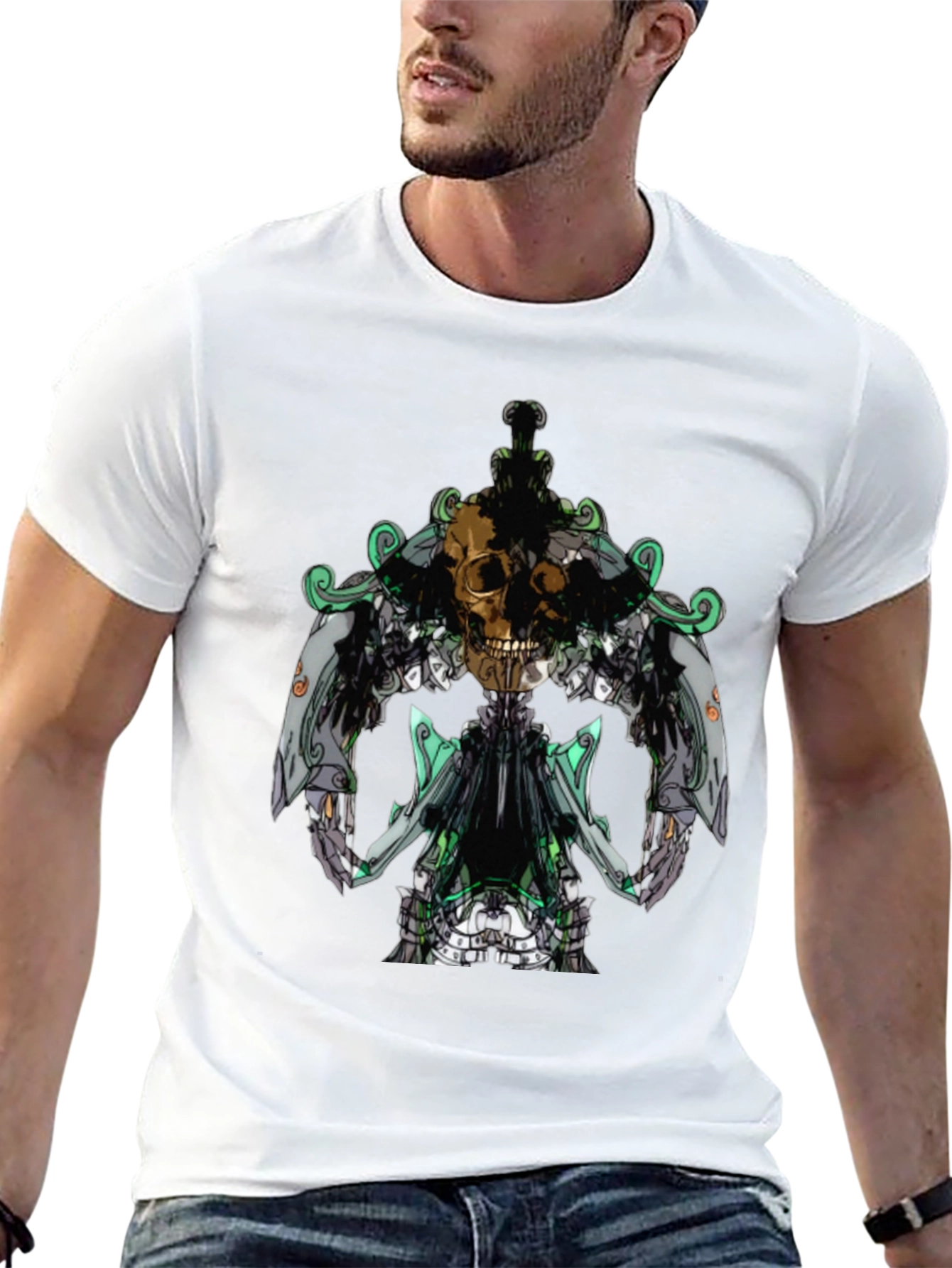 Skull Emblem Black T-Shirt