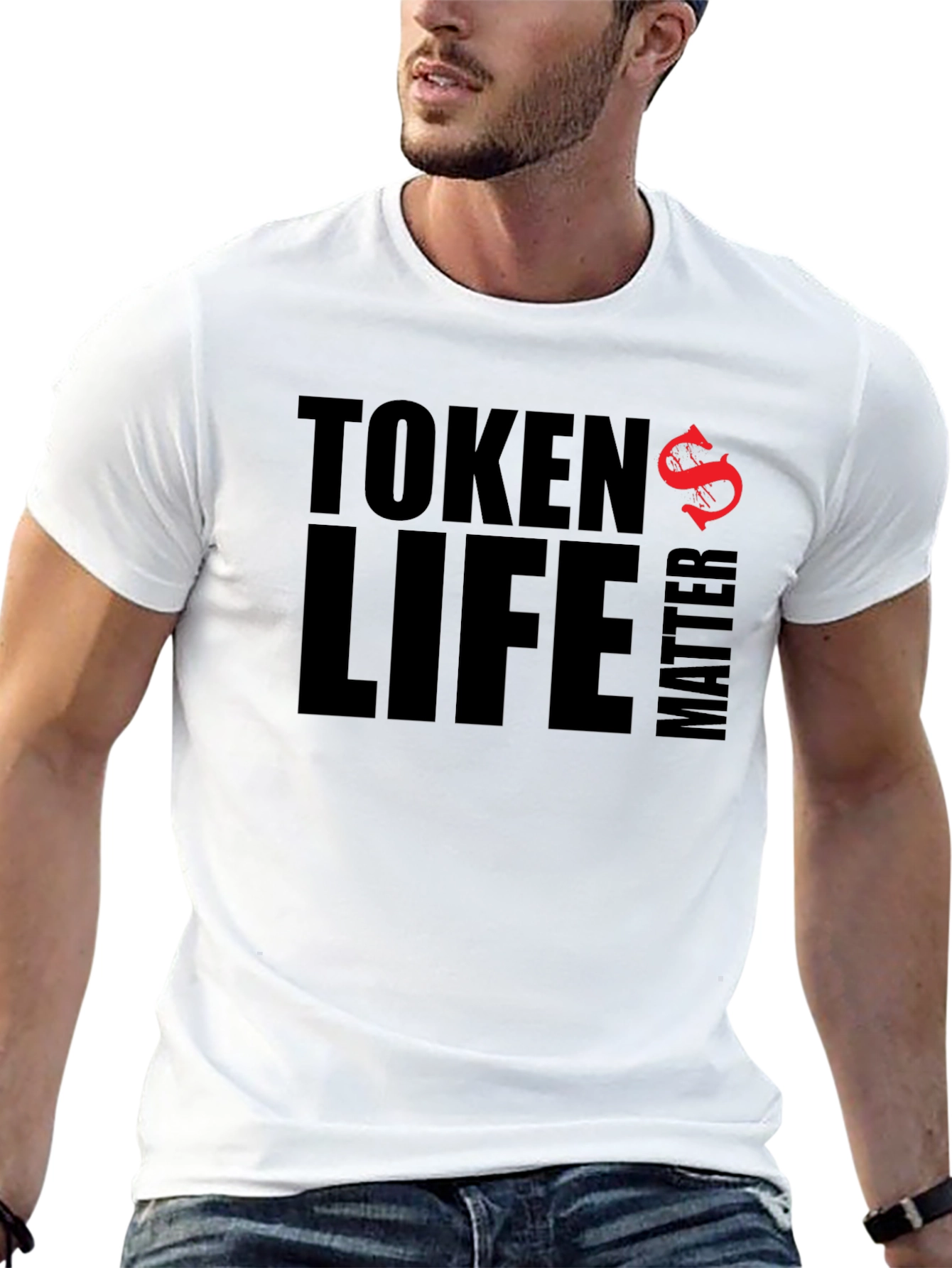 Token Life Matters Graphic Tee - Black
