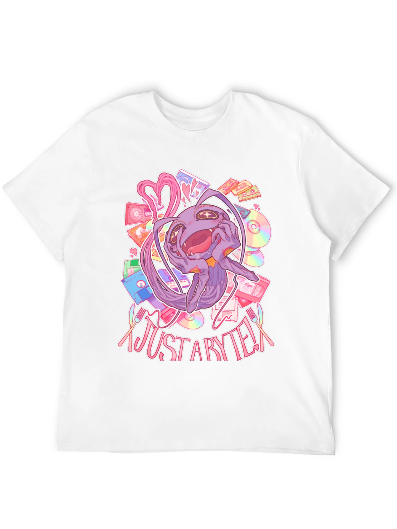 Aesthetic Vaporwave T-Shirt - Just a Byte