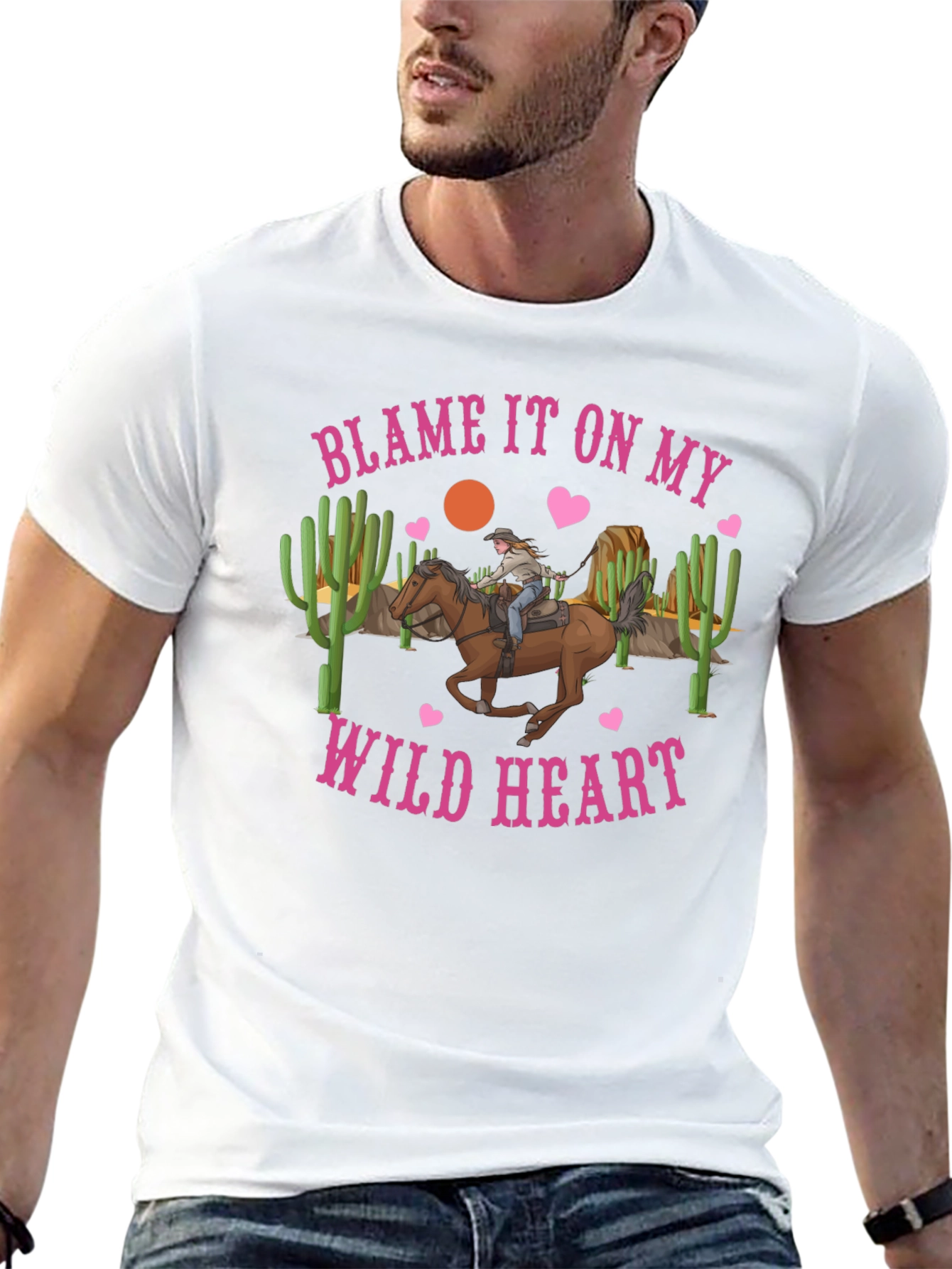 Blame It On My Wild Heart Graphic Tee