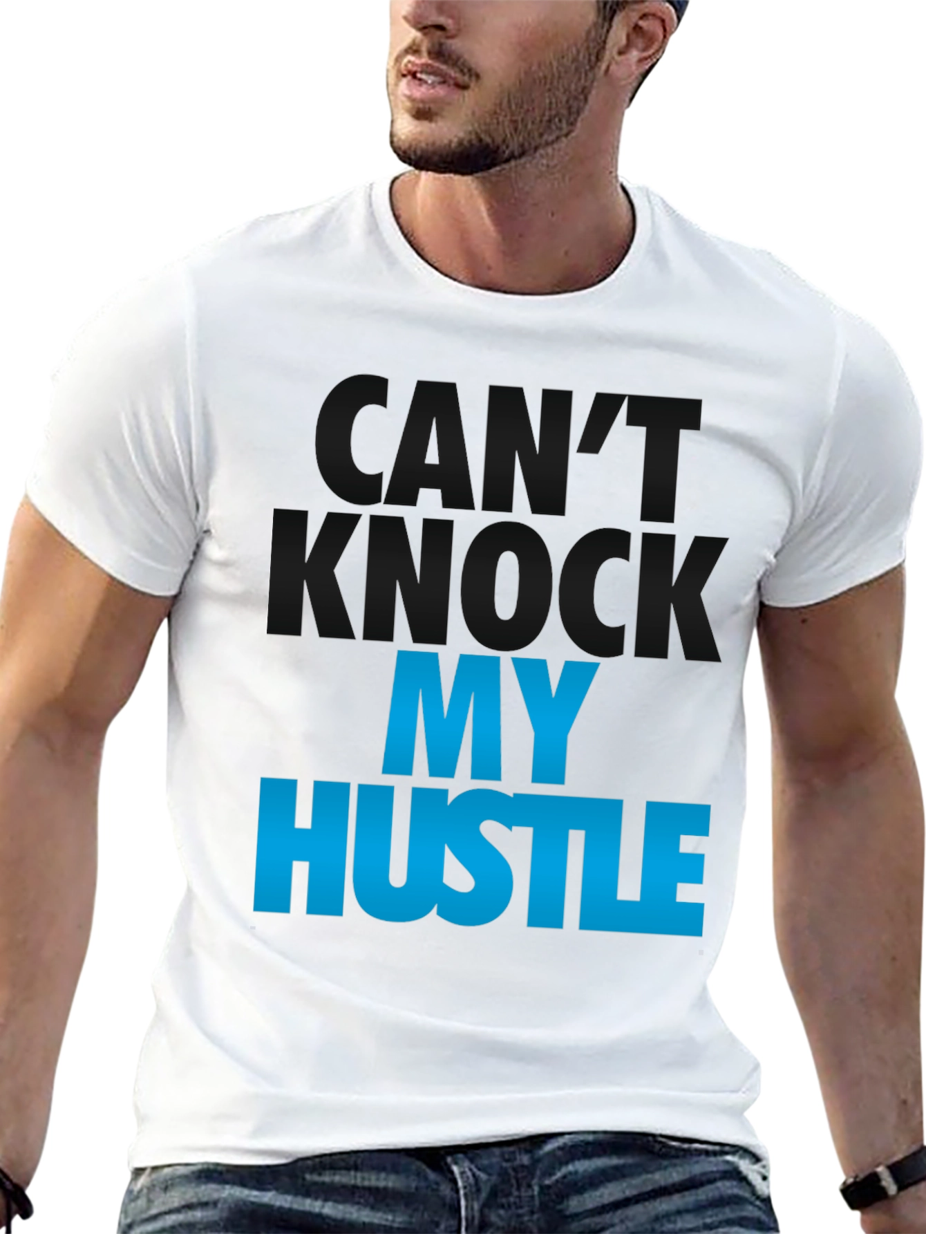 Hustle Graphic Tee - Mens Black T-Shirt