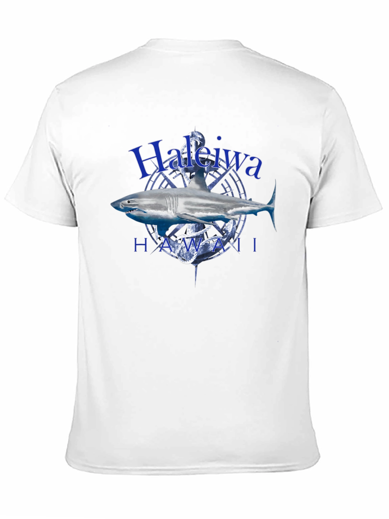 Haleiwa Hawaii Shark T-Shirt - Anchor Graphic
