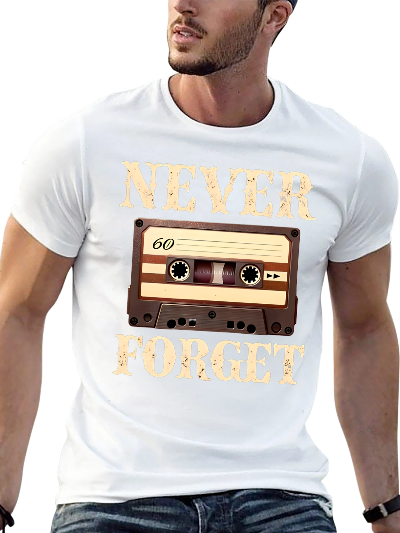 Never Forget Cassette Tape T-Shirt