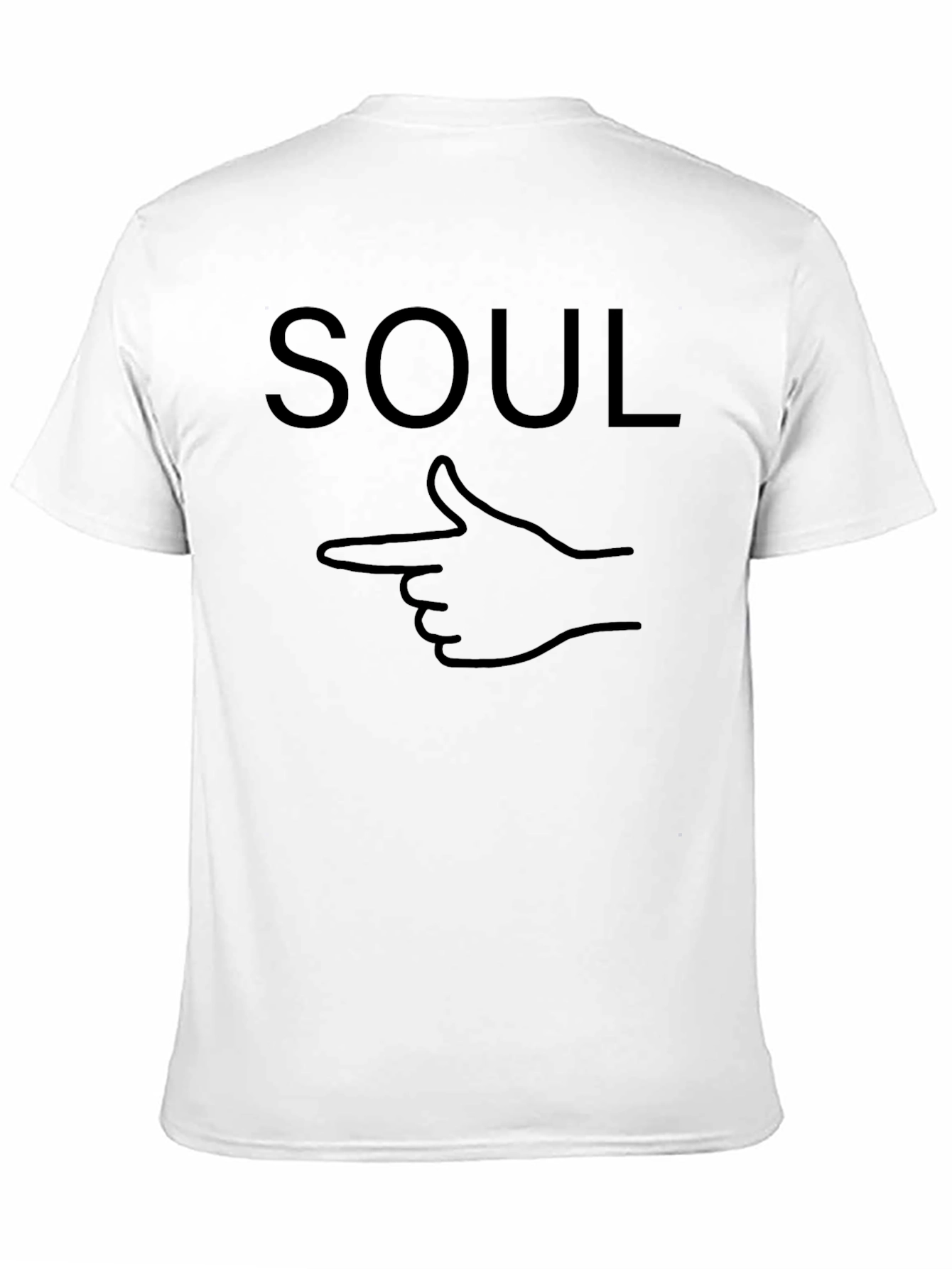 Soul Pointing Finger Black T-Shirt