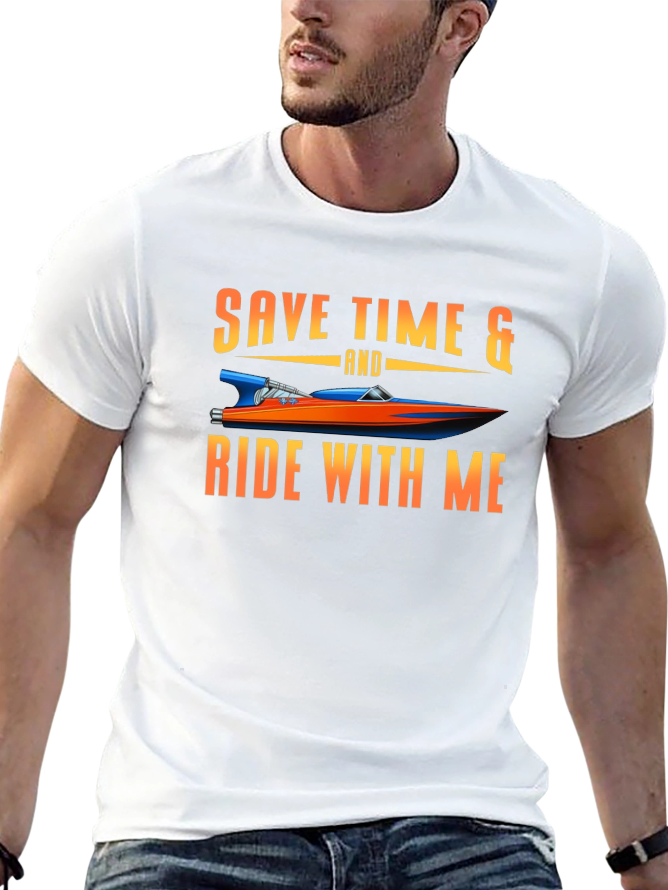 Save Time & Ride With Me Graphic Tee