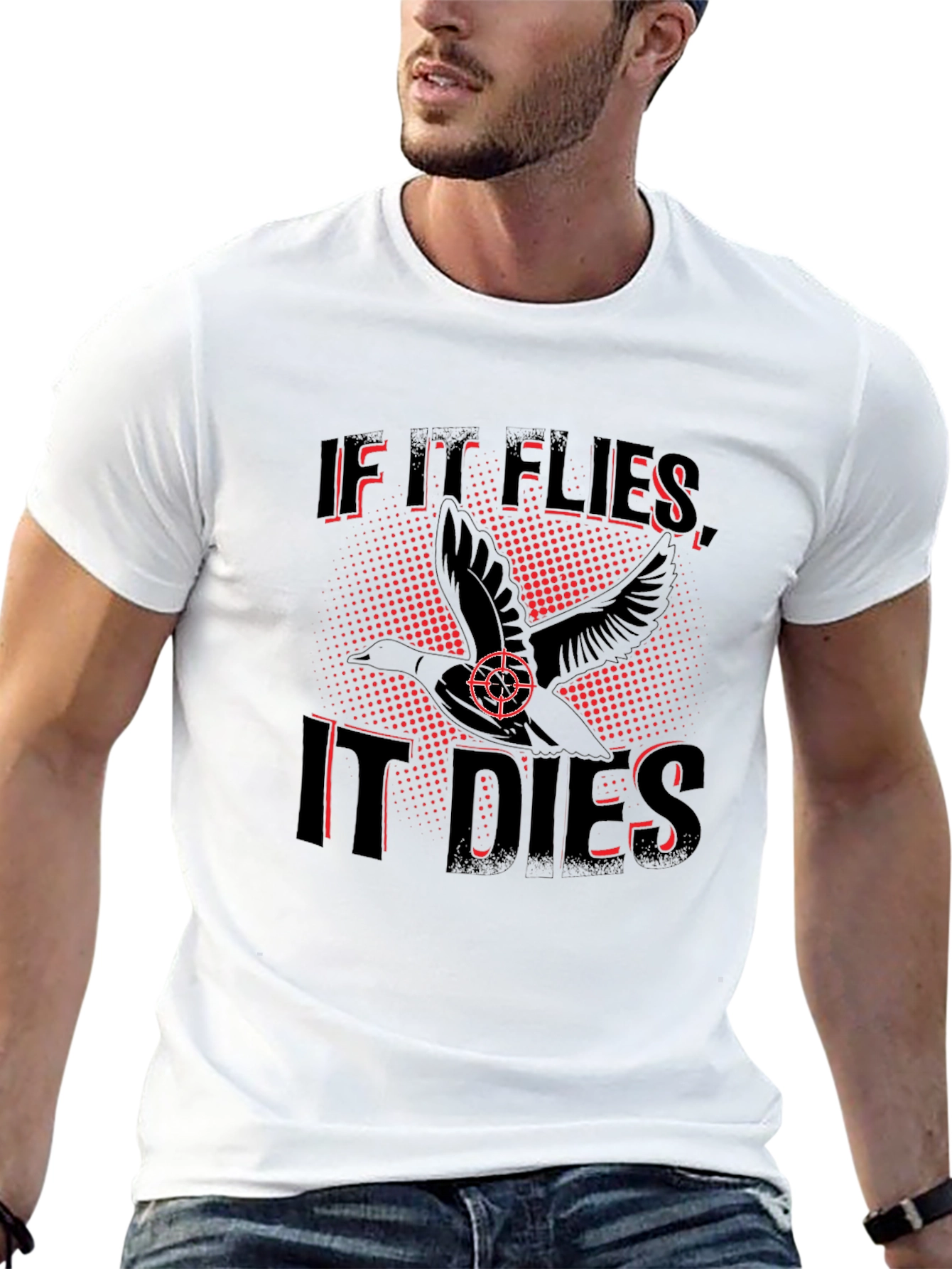 If It Flies It Dies Graphic Tee