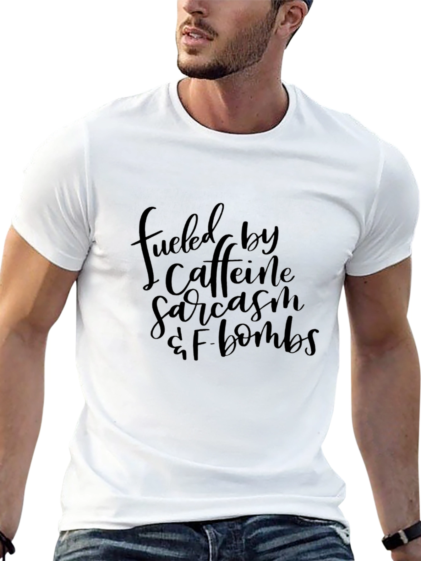 Fueled By Caffeine Sarcasm & F Bombs T-Shirt