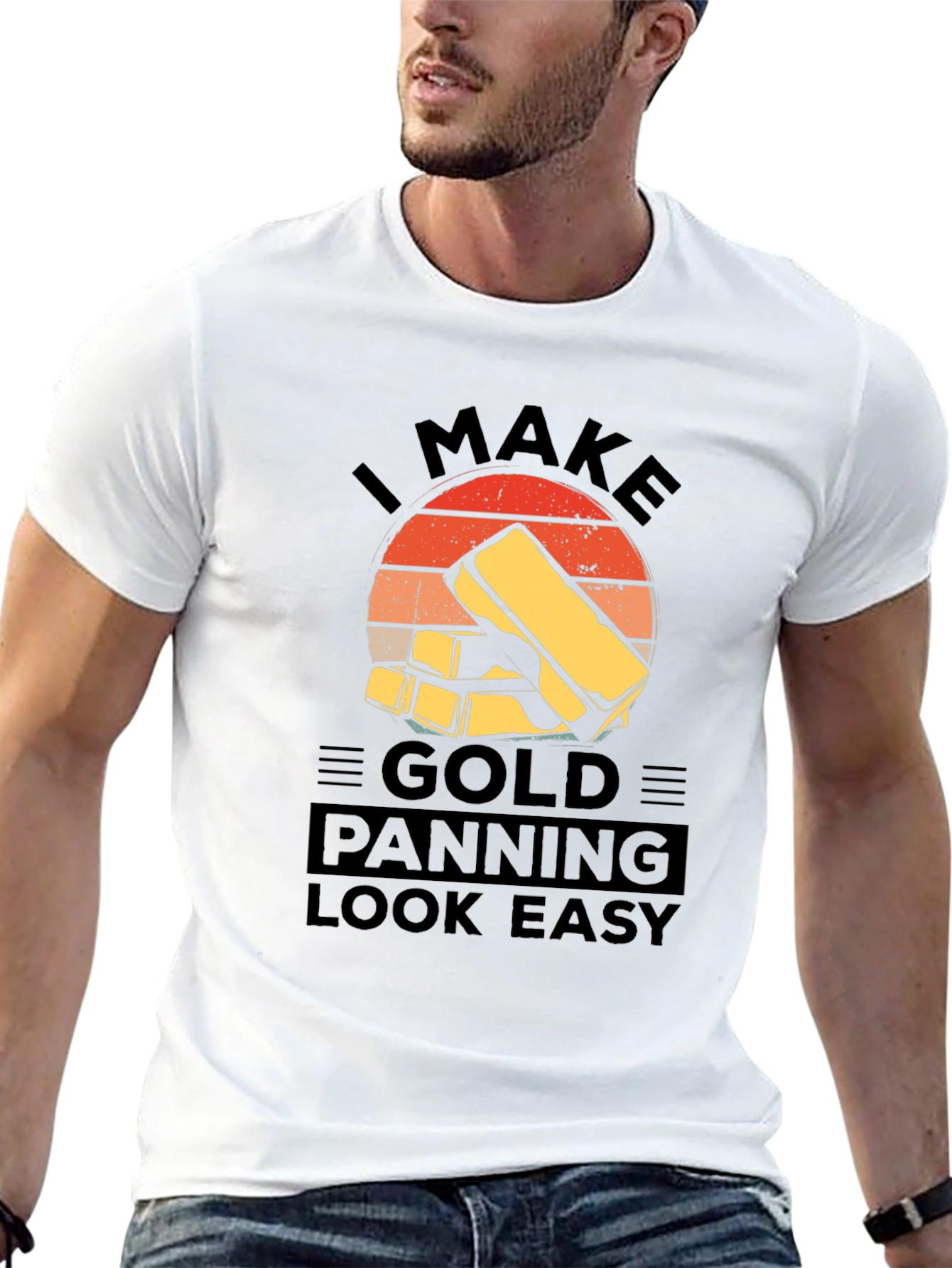 Gold Panning T-Shirt - Funny Prospecting Tee