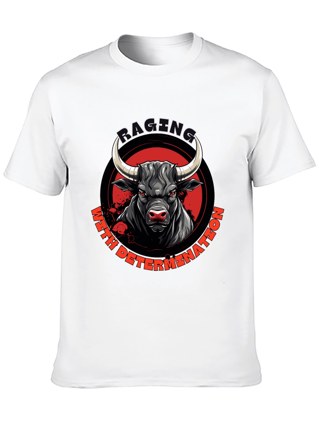 Raging Bull T-Shirt: Determination Graphic Tee