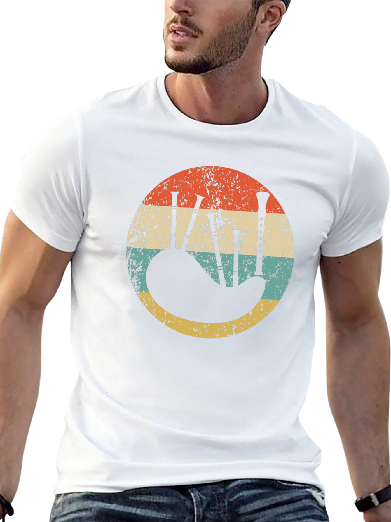 Vintage Bagpipe T-Shirt