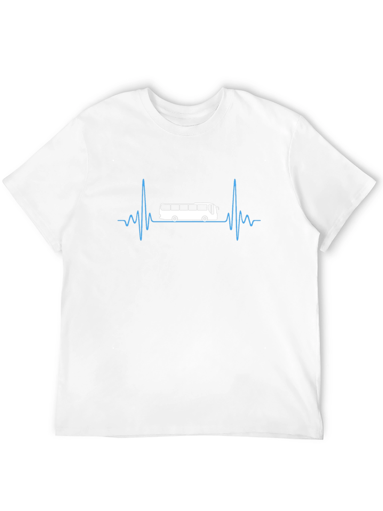 Bus Heartbeat Graphic T-Shirt