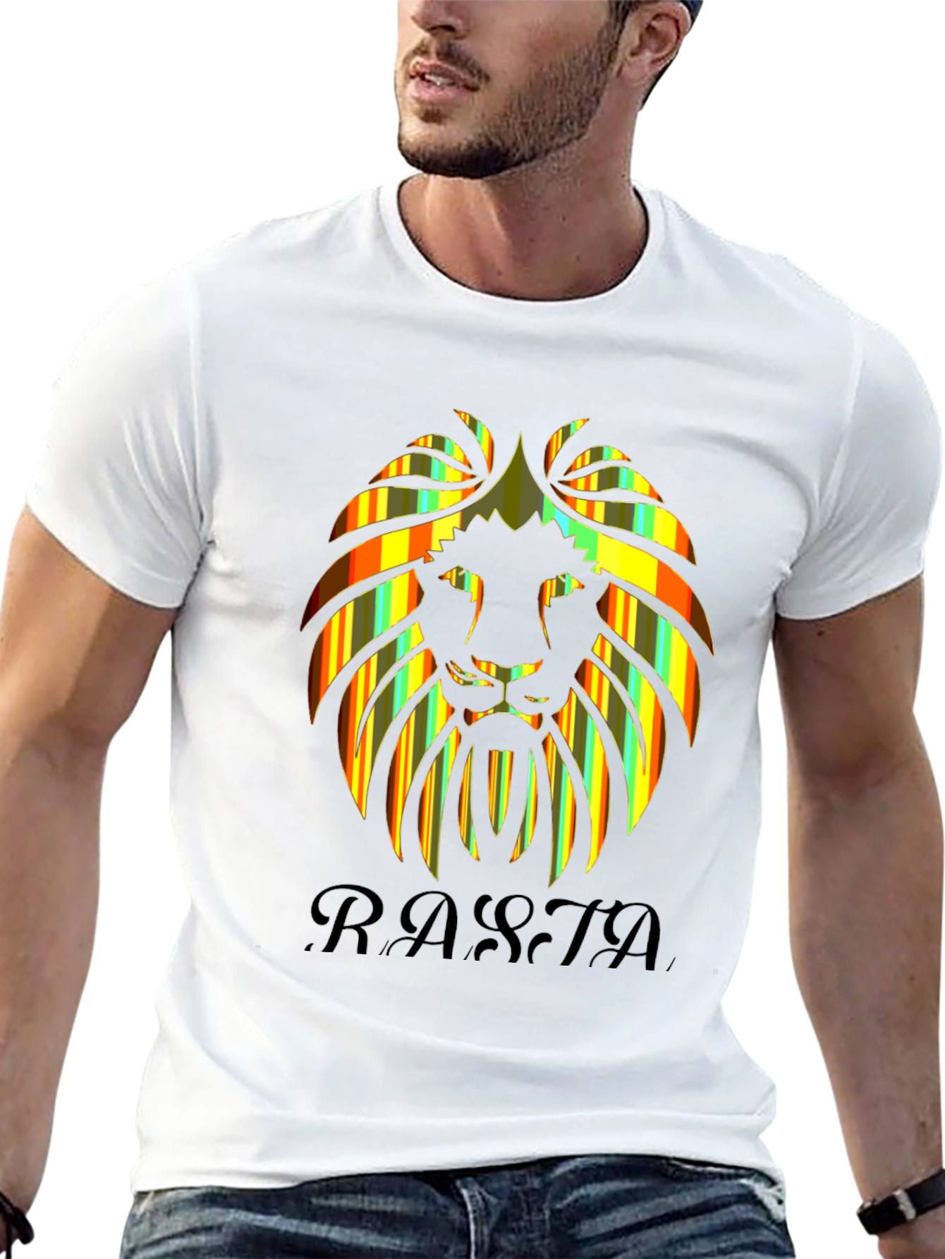 Rasta Lion Graphic Tee