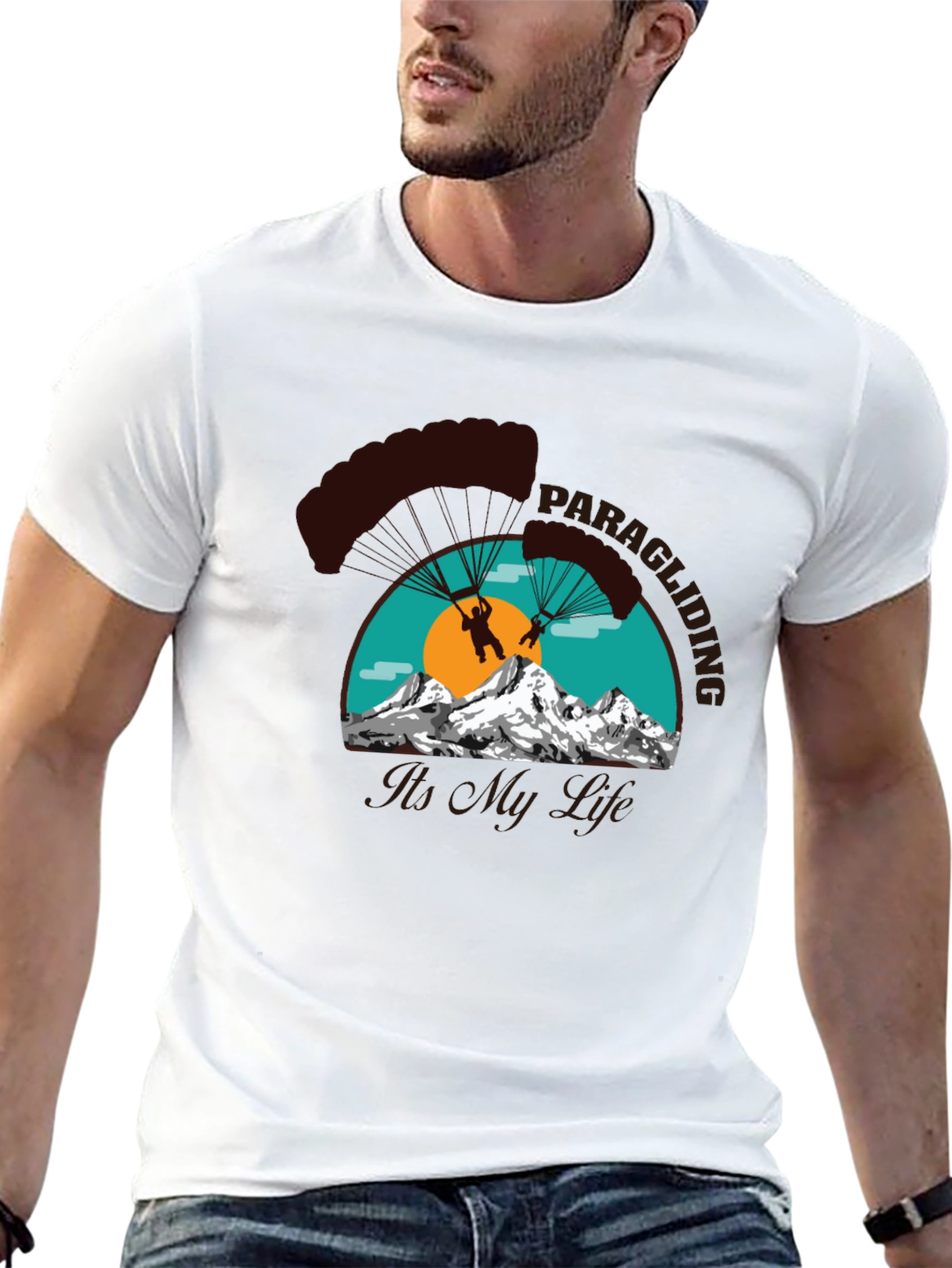 Paragliding Is My Life Graphic Tee