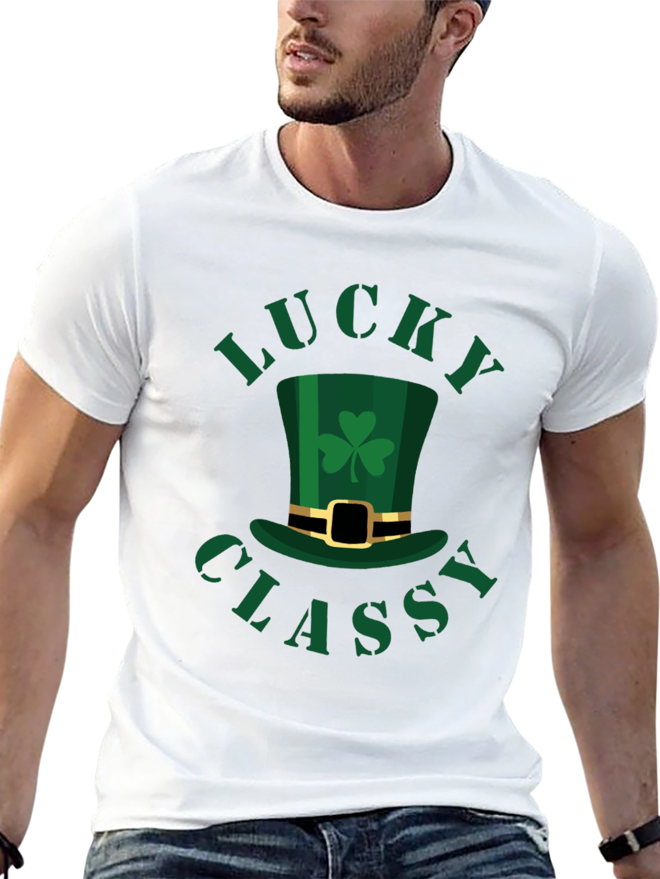 Lucky Classy St. Patricks Day Graphic Tee