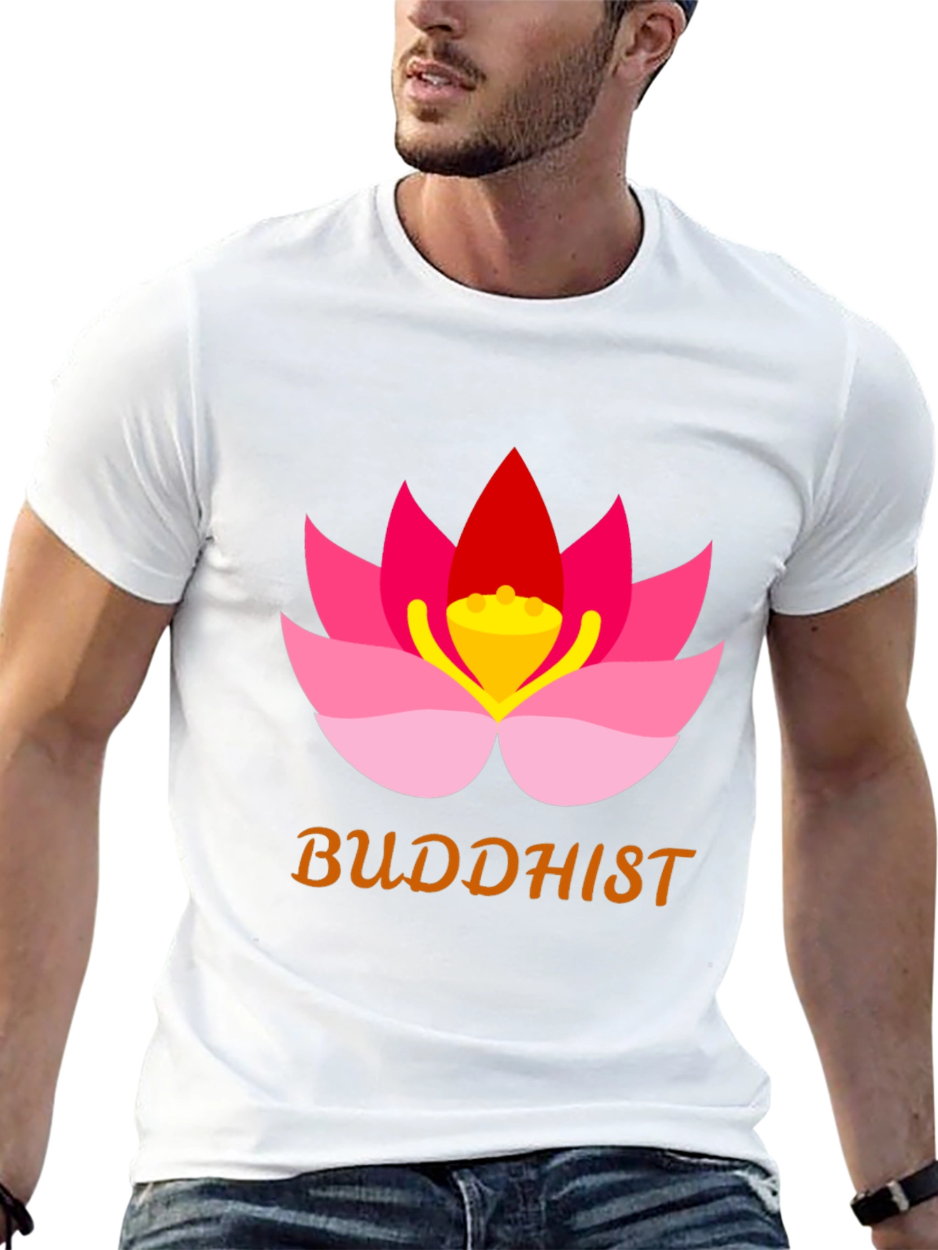 Buddhist Lotus T-Shirt - Meditation & Spirituality