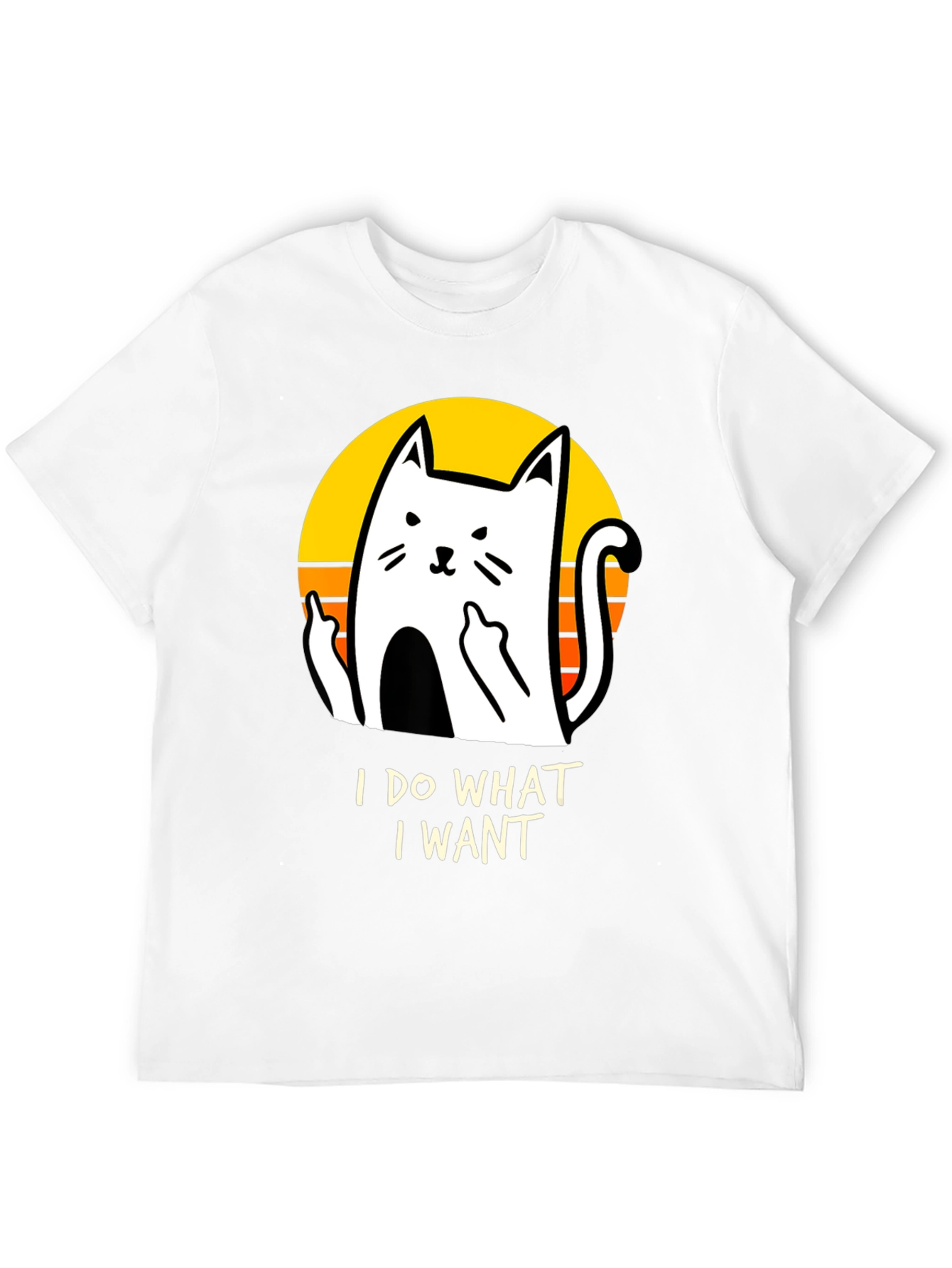 I Do What I Want Cat Graphic Tee