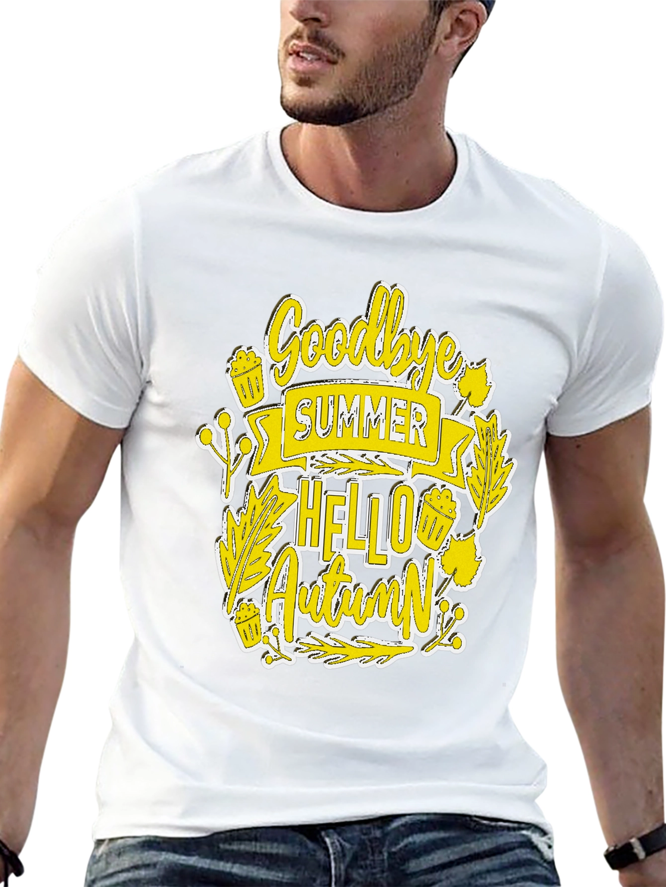 Goodbye Summer Hello Autumn Graphic Tee