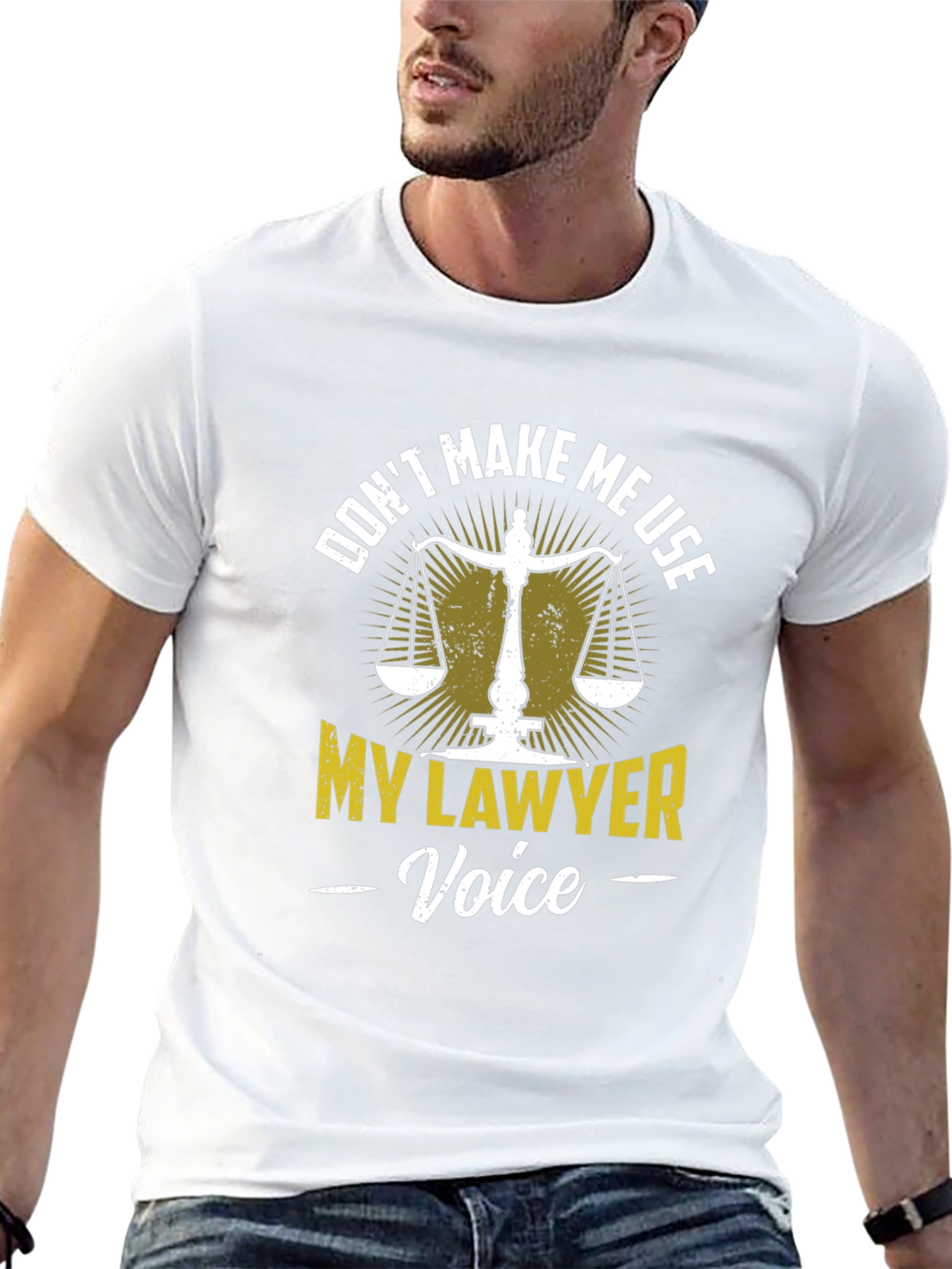 Funny Lawyer Voice Graphic T-Shirt