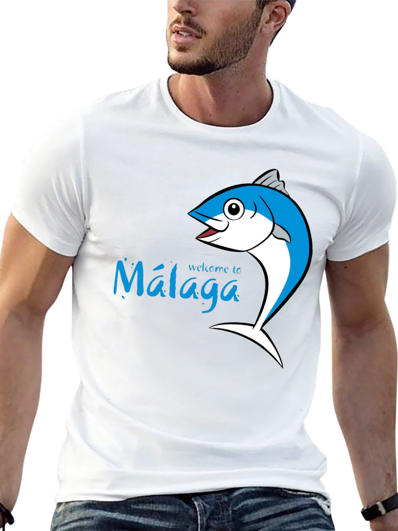 Málaga Fish Graphic Tee