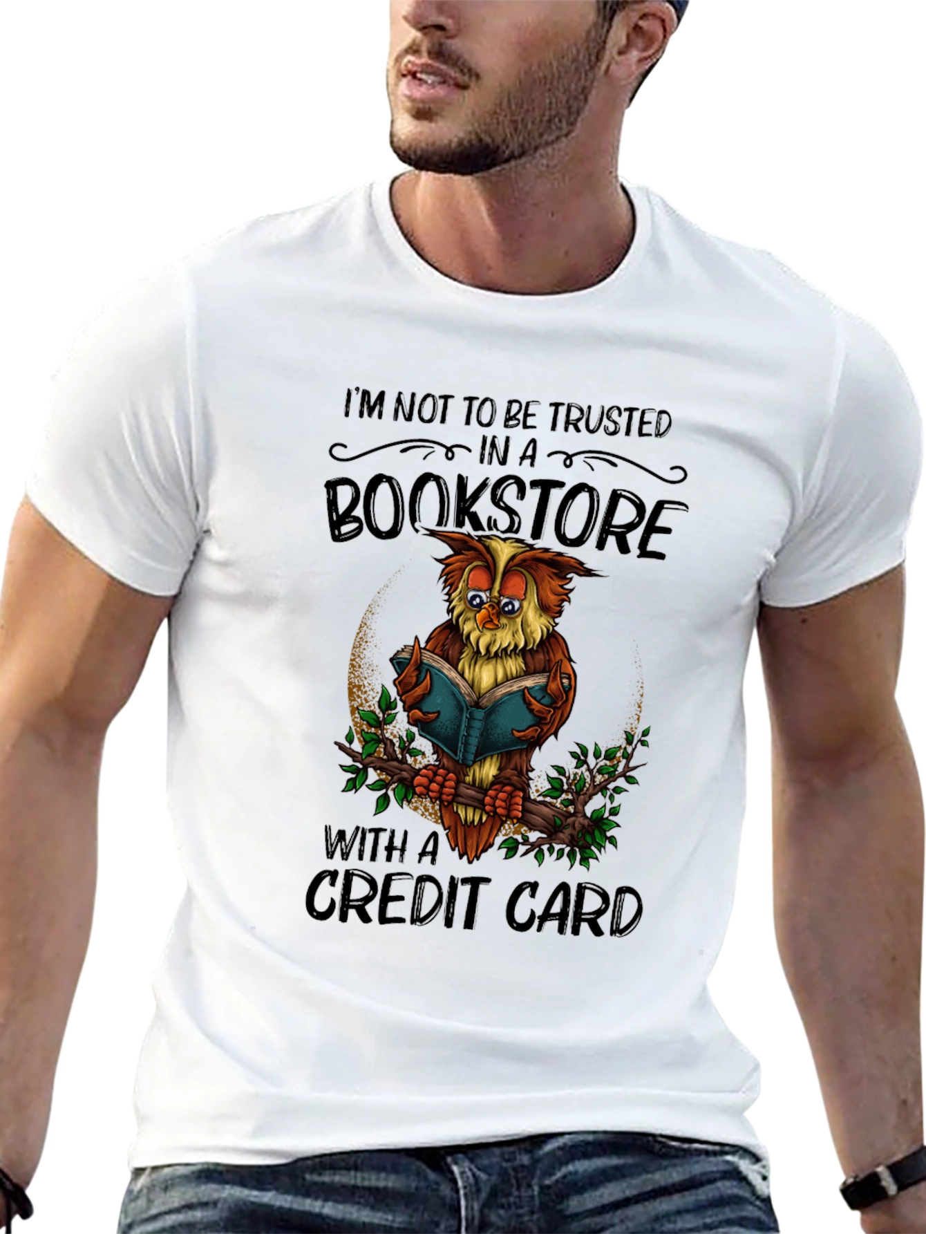 Bookstore Owl Graphic Tee