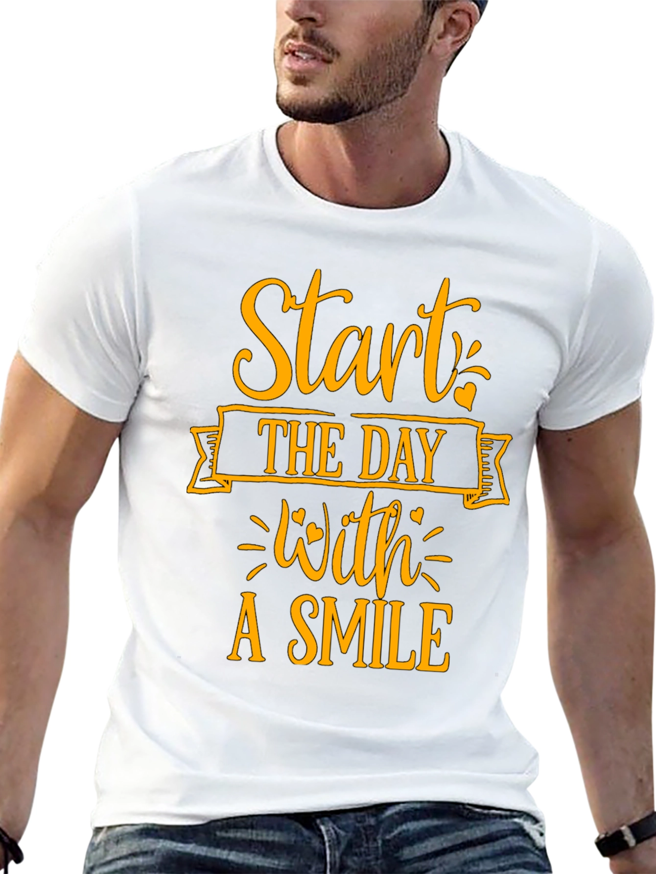 Start the Day with a Smile Graphic Tee