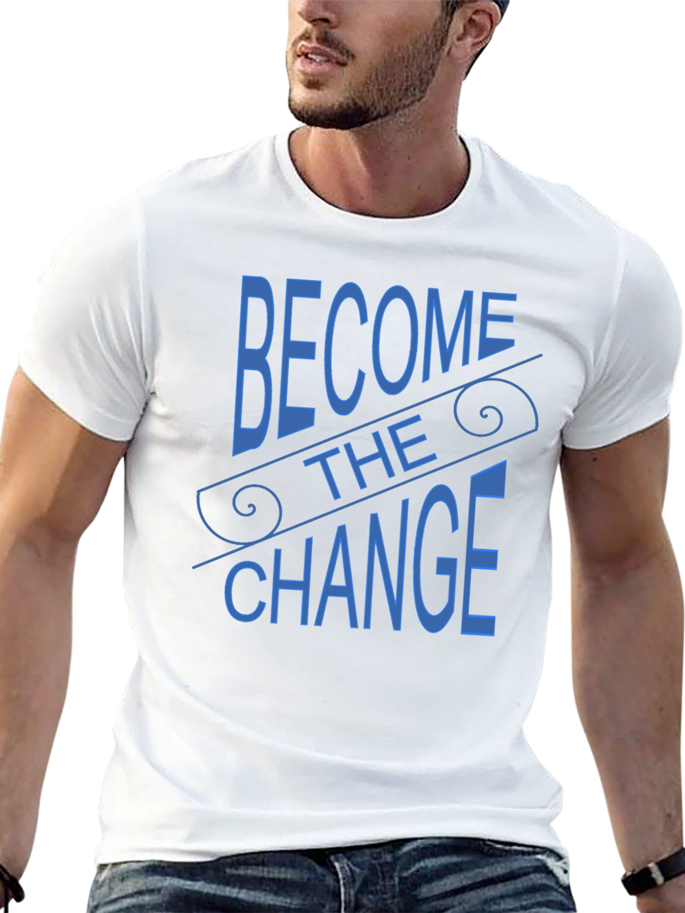 Become the Change Graphic Tee - Black