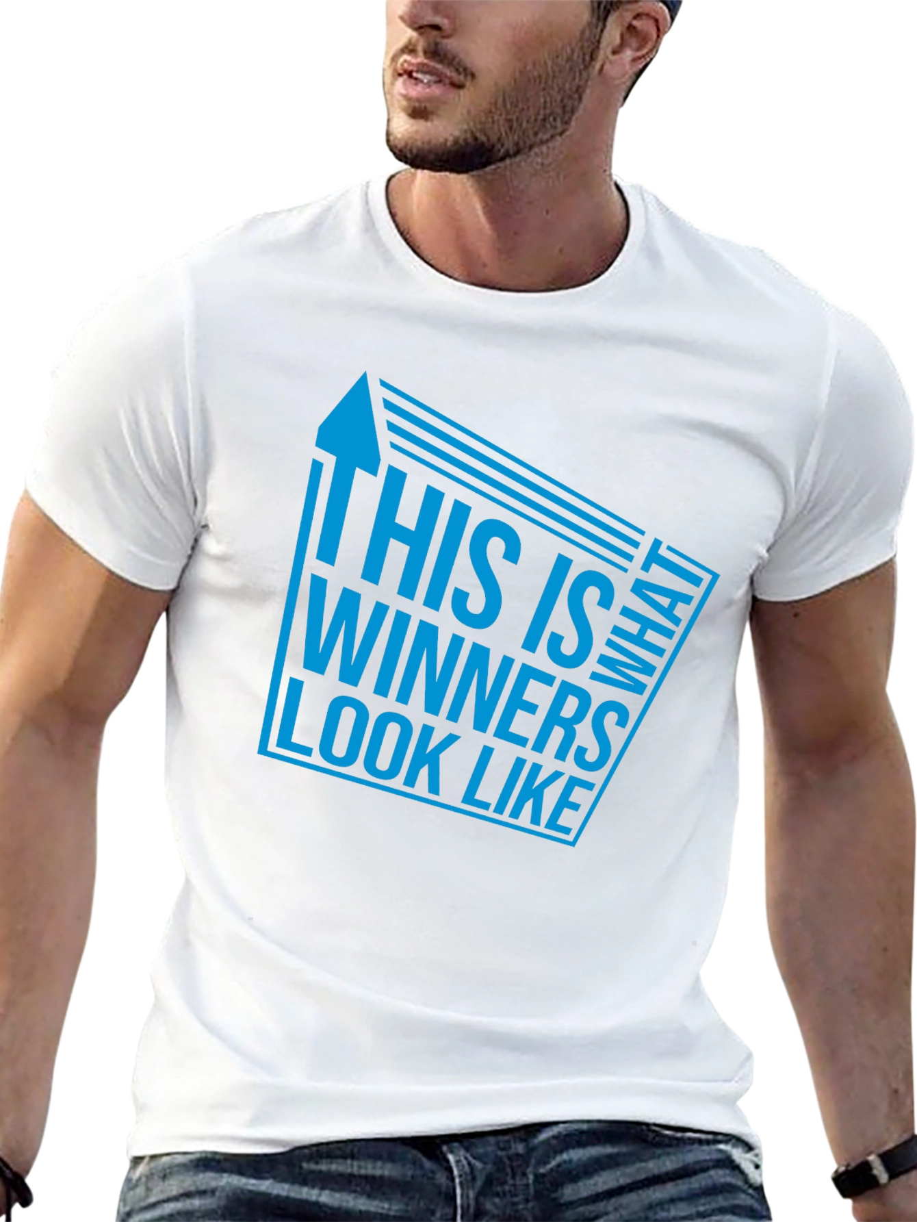 Winners Look Like This Black T-Shirt