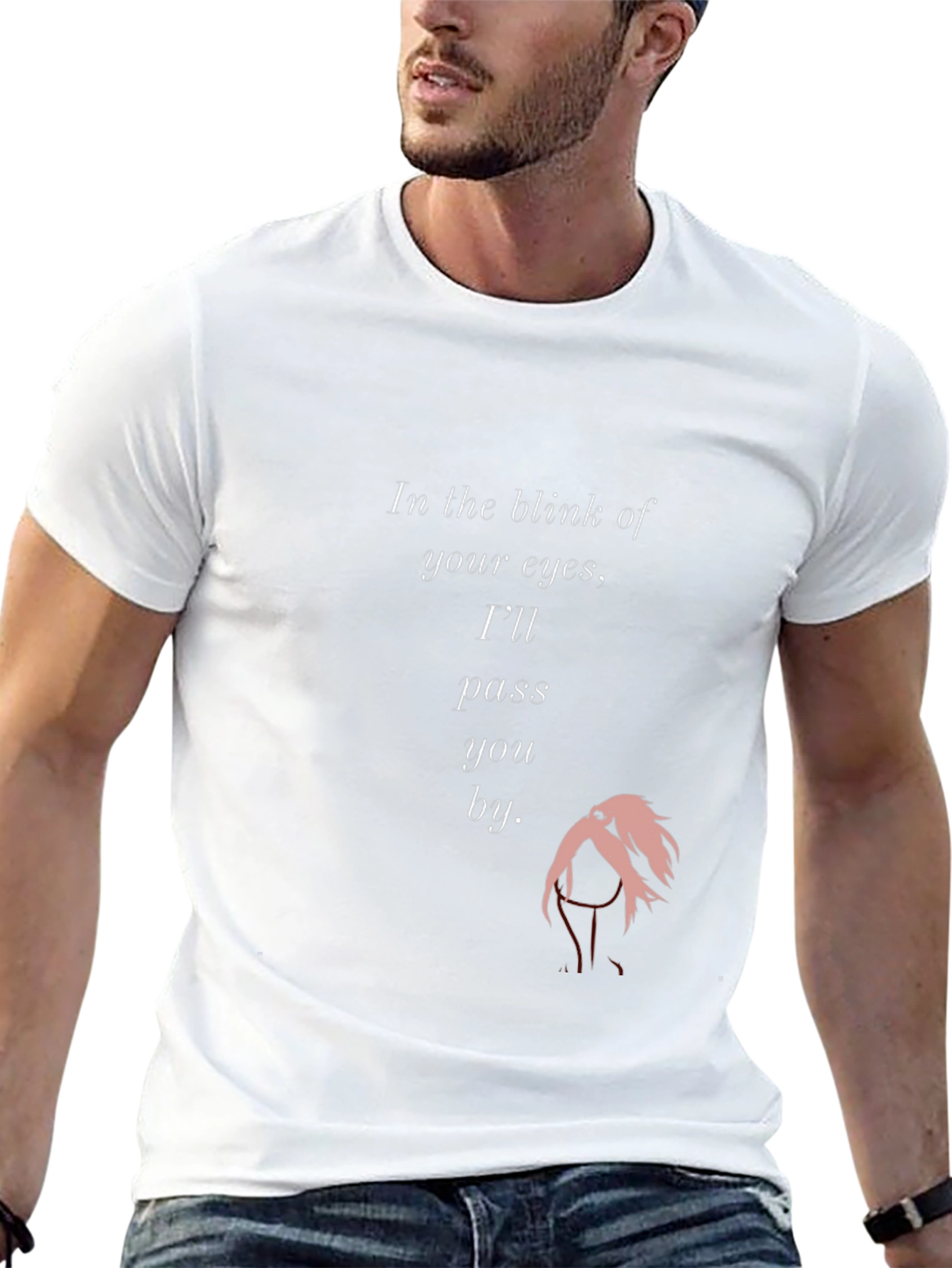 Stylish Blink of an Eye Graphic Tee