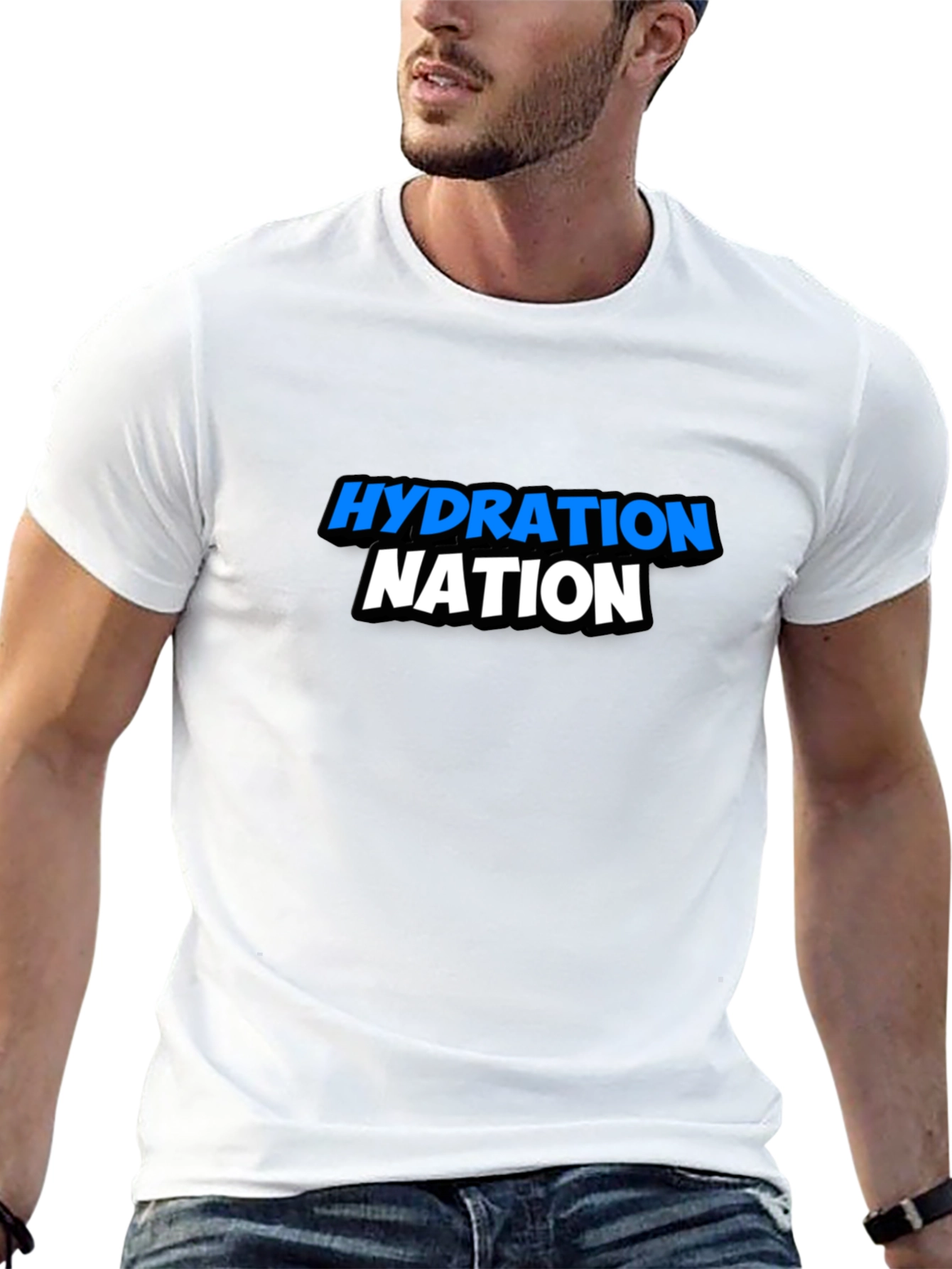 Hydration Nation Graphic Tee - Stay Hydrated