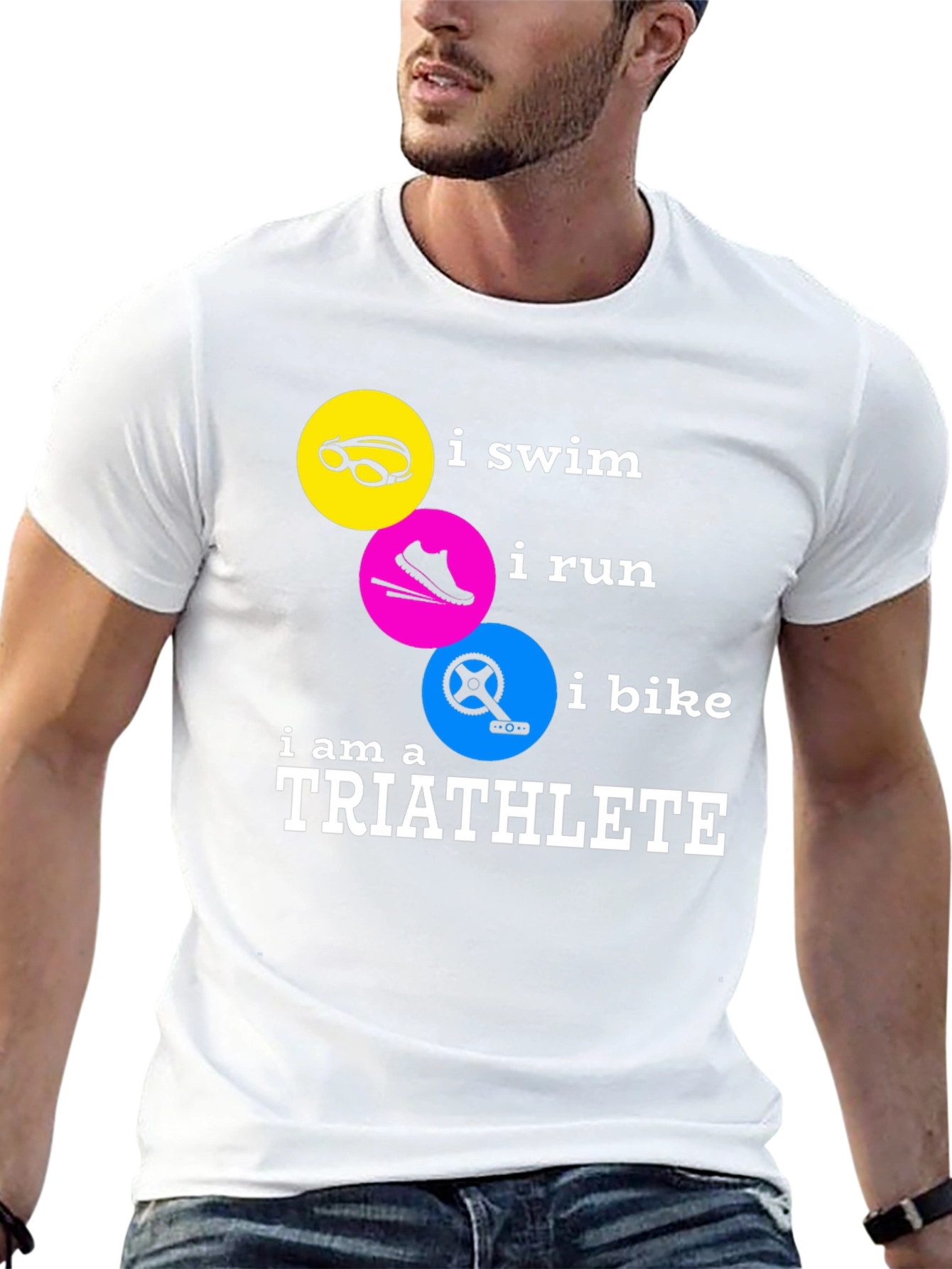 Triathlete T-Shirt - Swim Run Bike