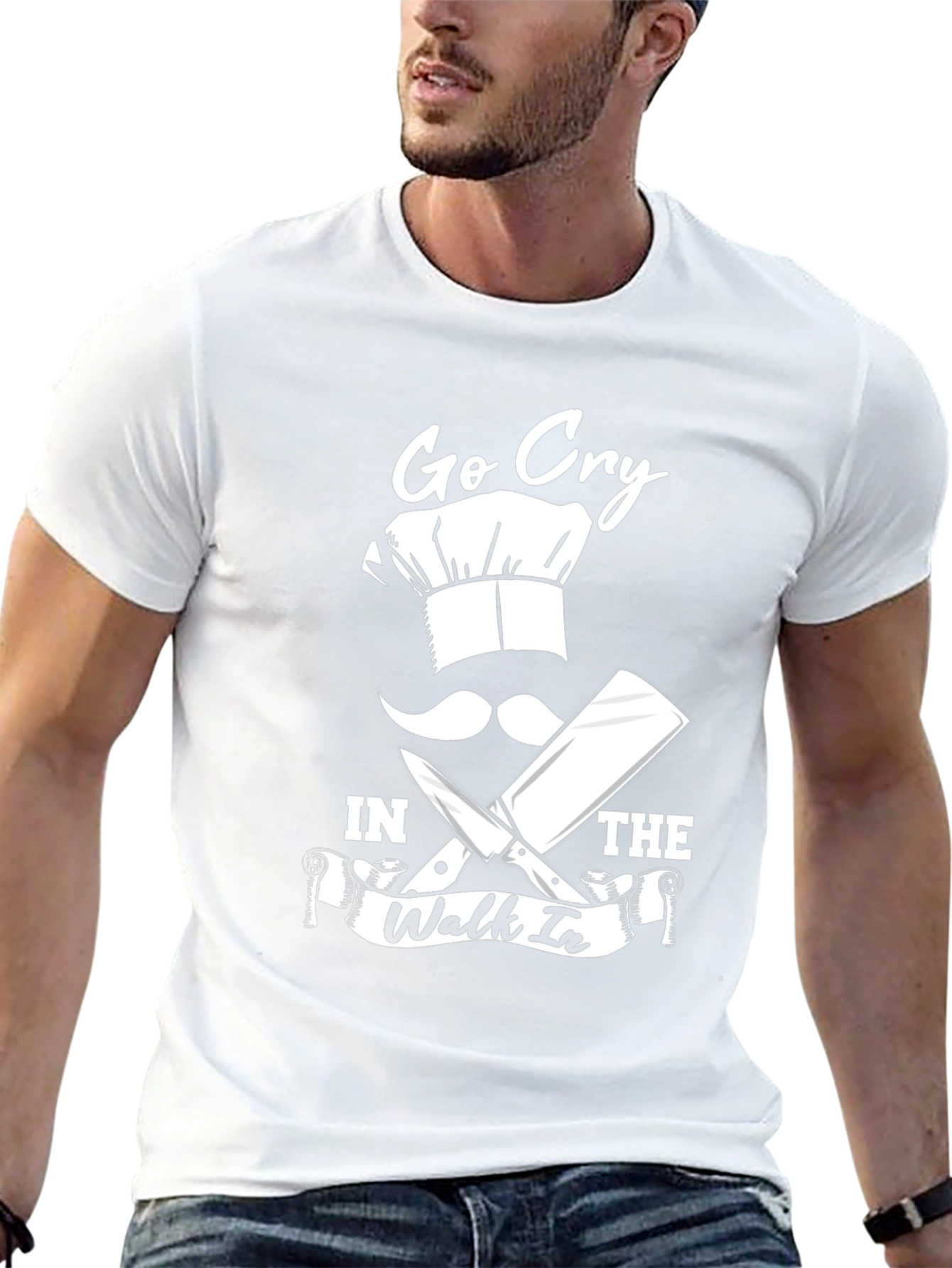 Go Cry in the Walk-in Chef Humor T-Shirt