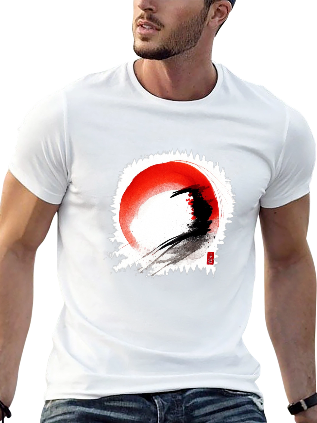 Ink Wash Painting T-Shirt