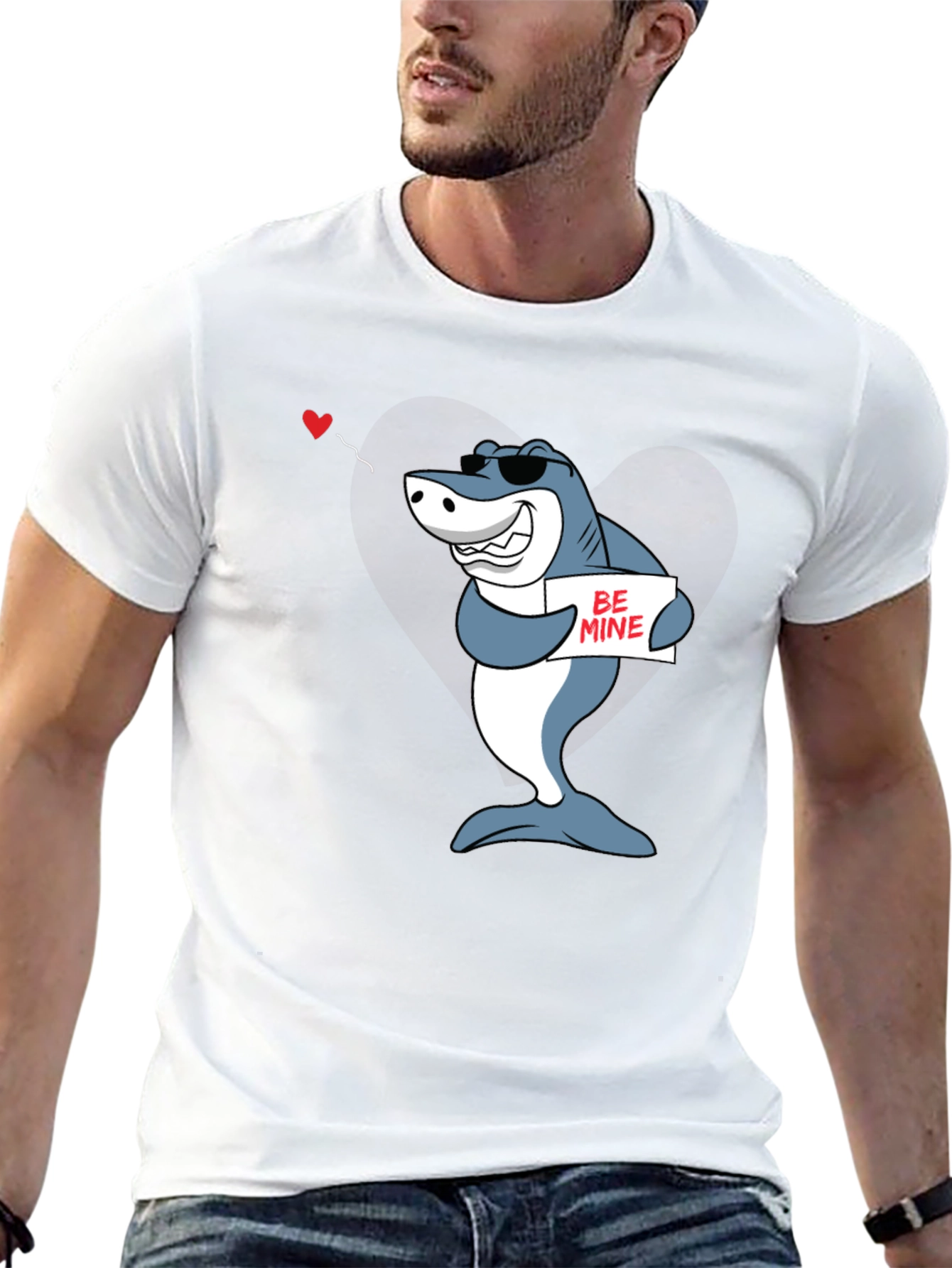 Be Mine Shark Graphic Tee
