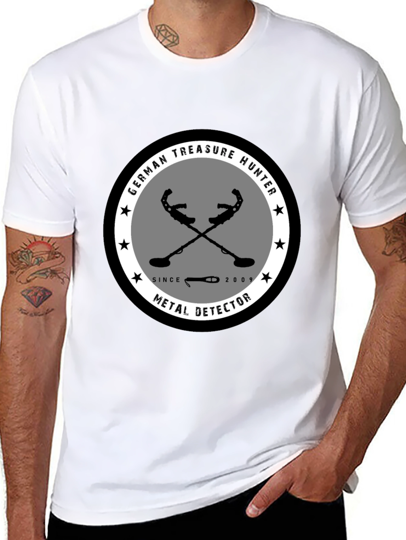 German Treasure Hunter Metal Detector T-Shirt
