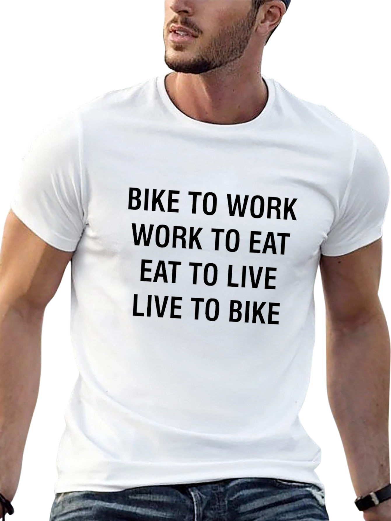 Bike to Work T-Shirt - Cycle Life