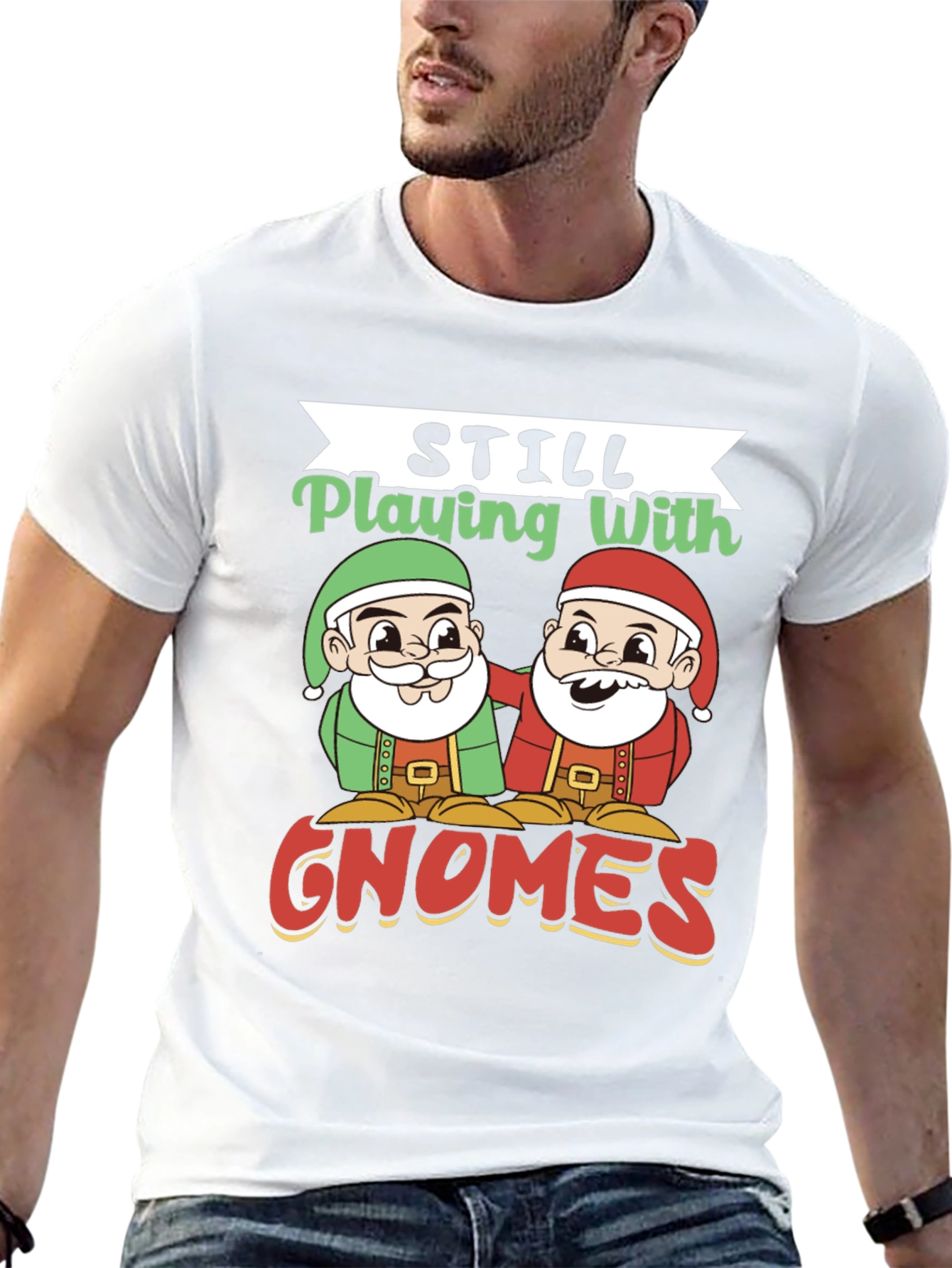 Still Playing With Gnomes Graphic Tee