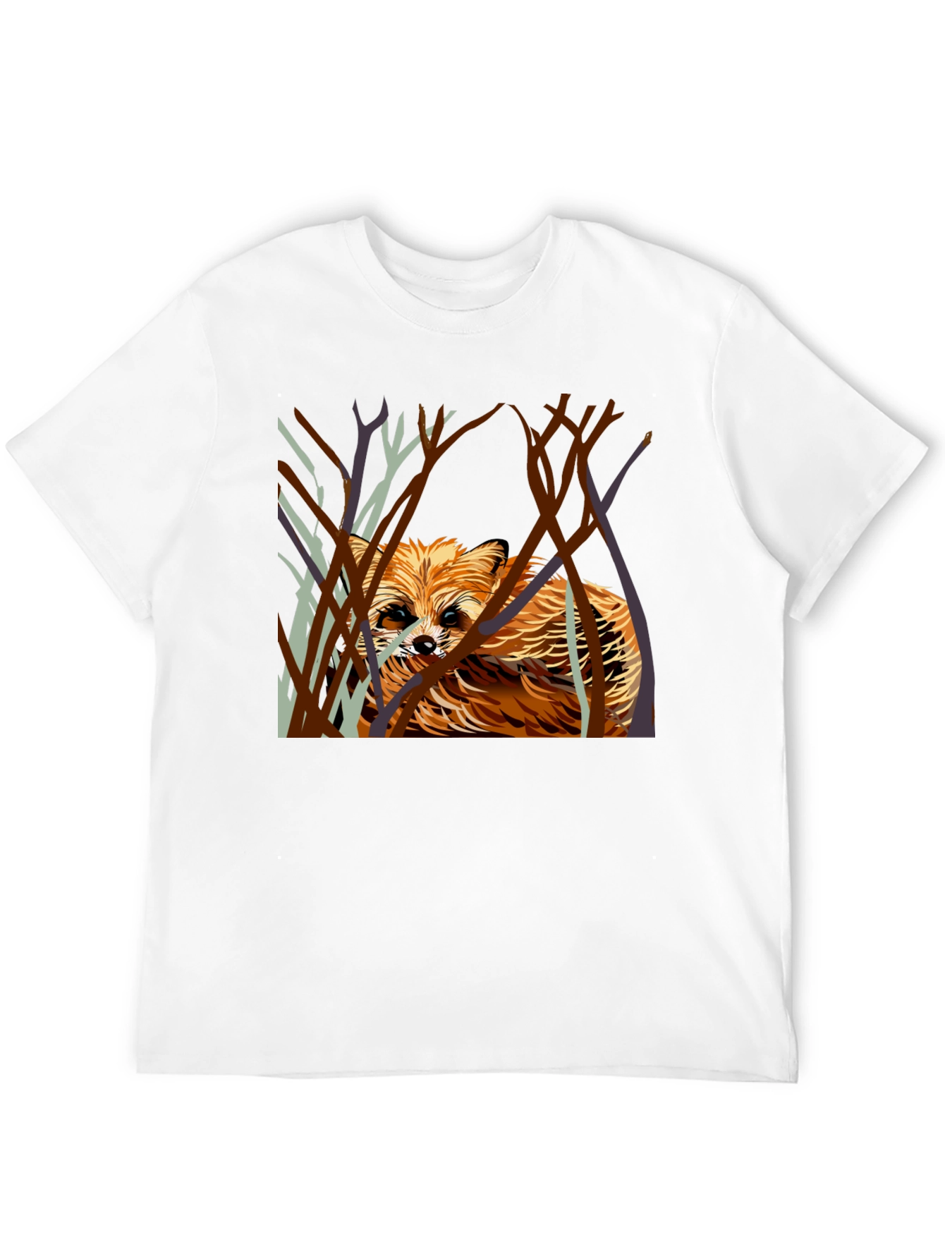 Raccoon in the Woods Graphic T-Shirt