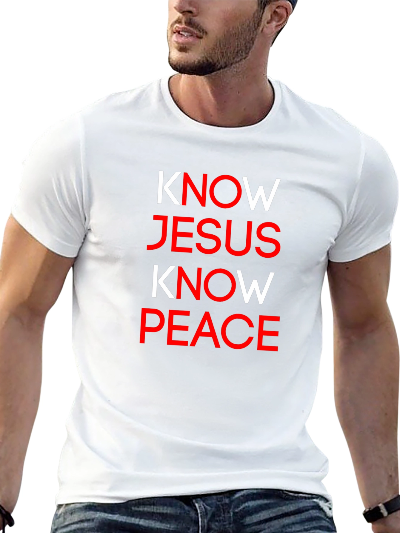 Know Jesus Know Peace Christian T-Shirt