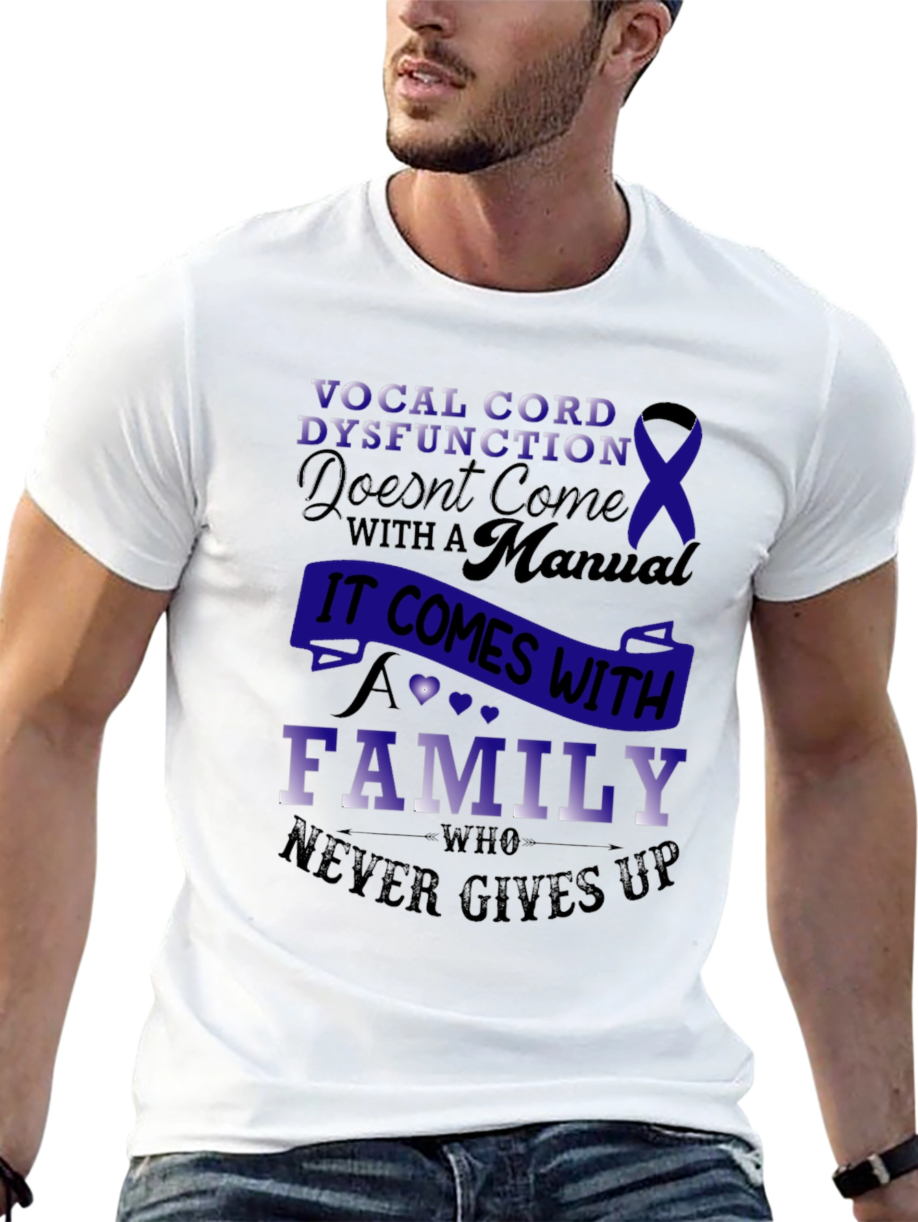 Vocal Cord Dysfunction Awareness T-Shirt