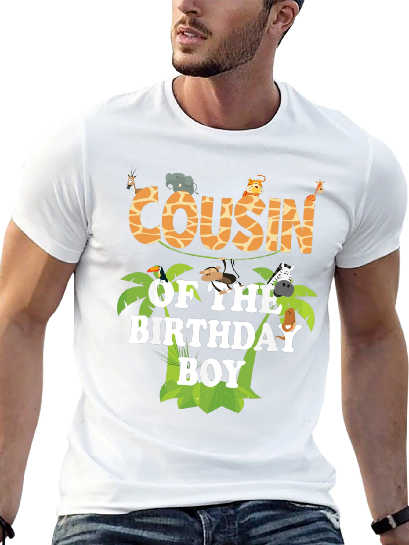 Cousin of the Birthday Boy Jungle Safari T-Shirt