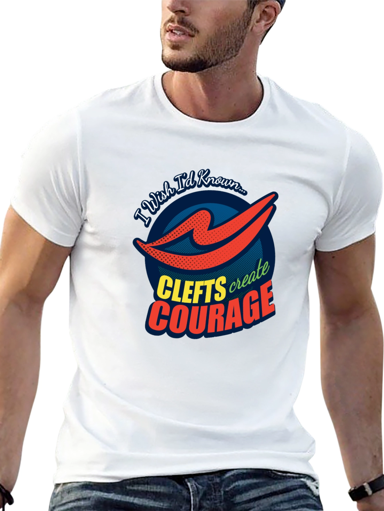 Clefts Create Courage Graphic Tee