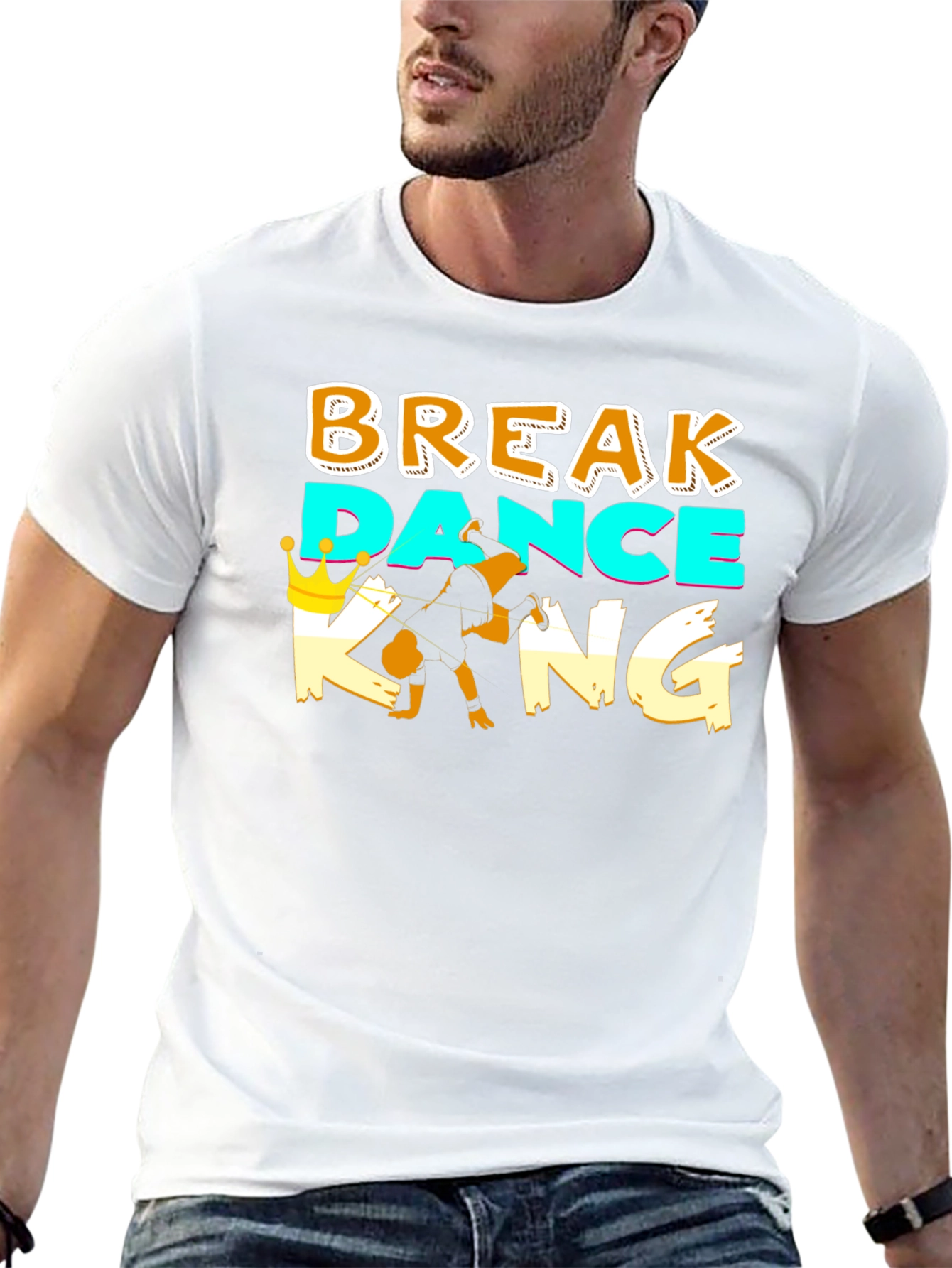 Break Dance King Graphic T-Shirt