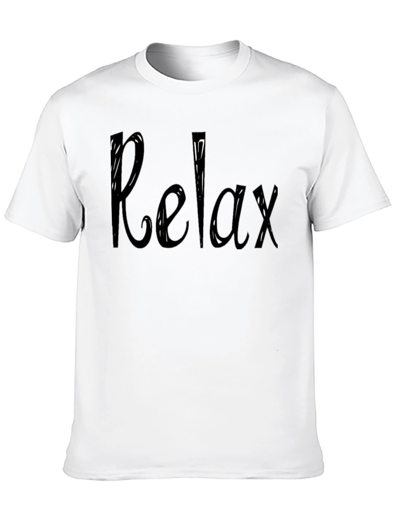 Relax Graphic Tee - Soft Cotton Comfort